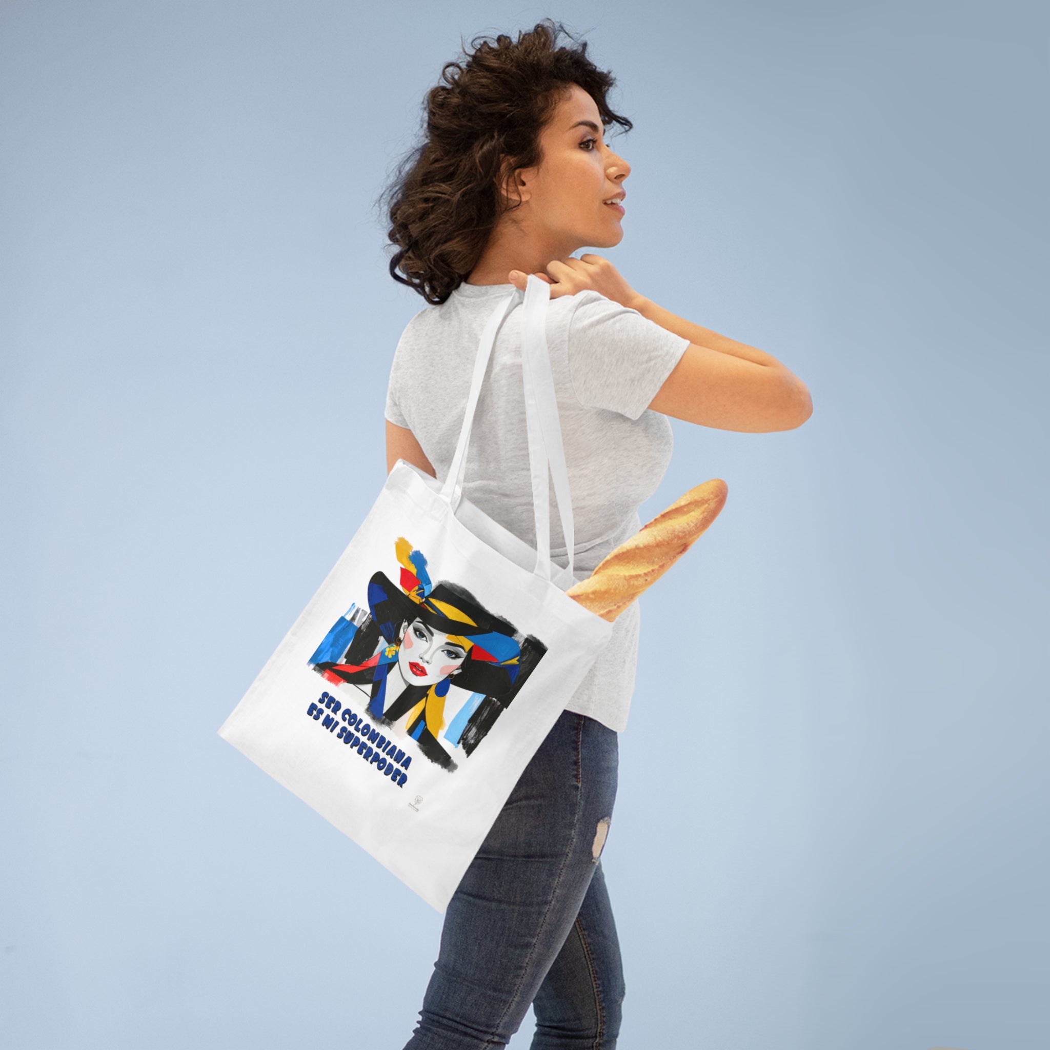 Tote Bag , Ser Colombiana mi super poder 1