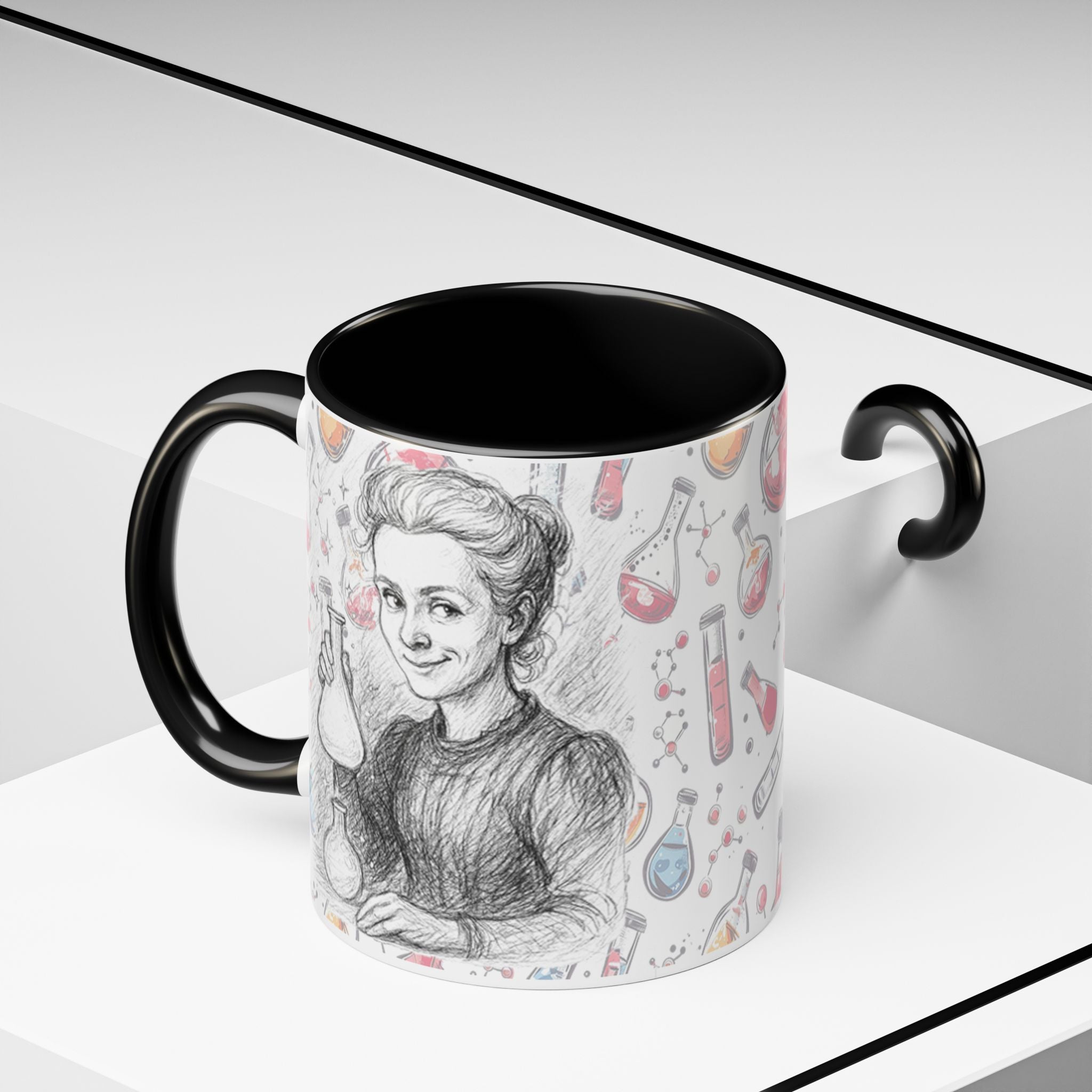 Mug-Women of Light, Marie Curie,My curiosity is my superpower-Sent from U