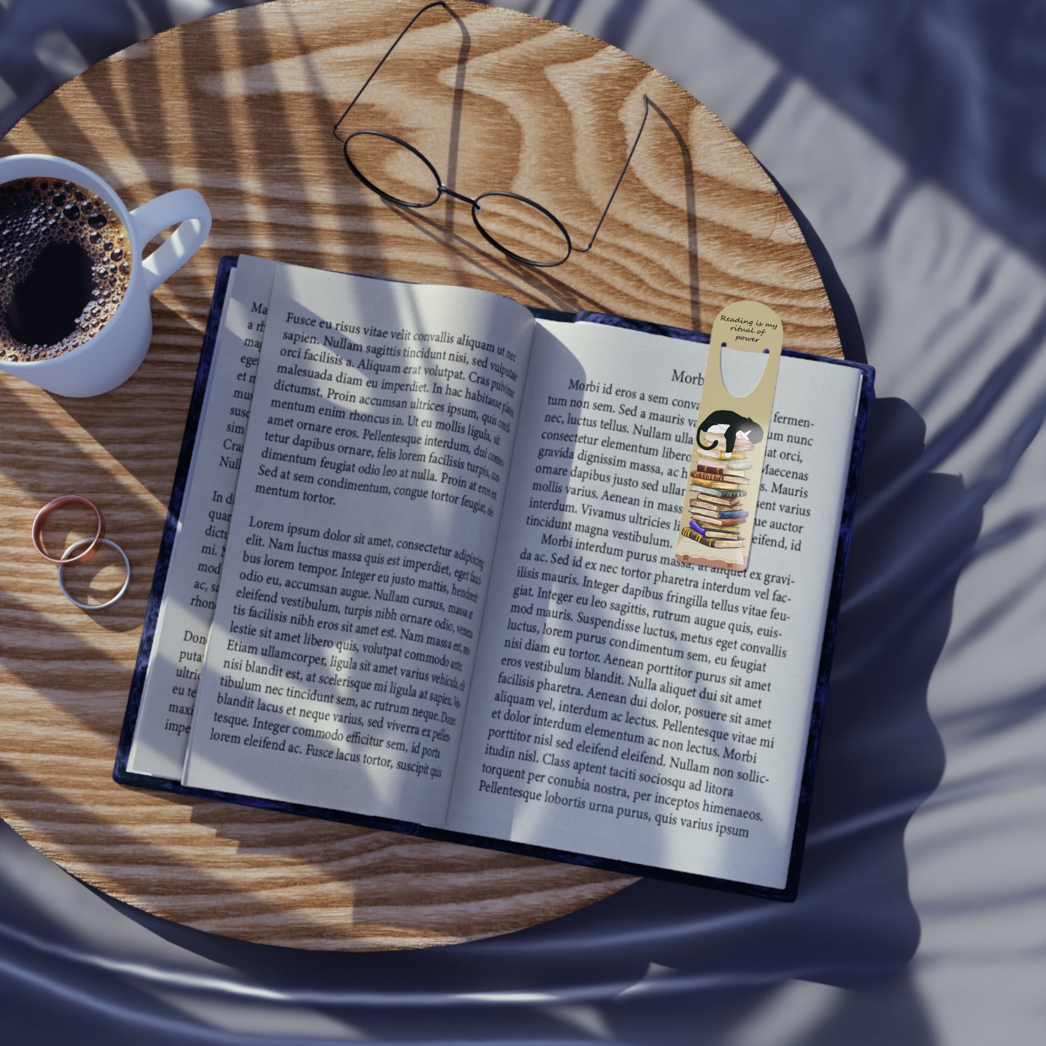 Bookmark - "Reading is My Ritual of Power" - Perfect Gift for Book Lovers,
