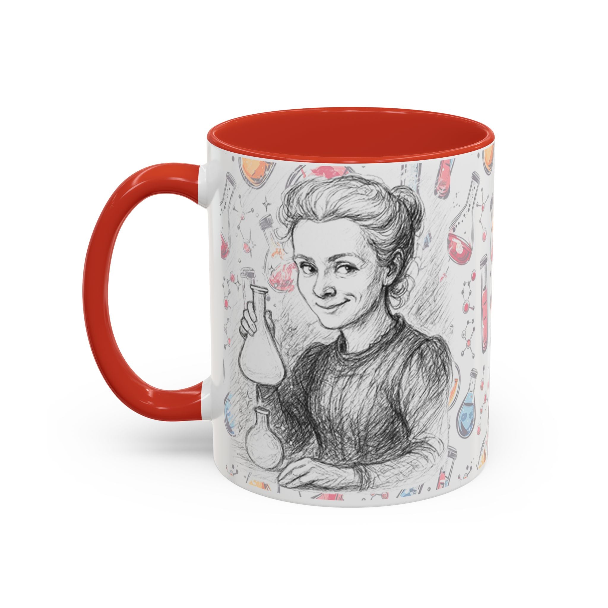 Mug-Women of Light, Marie Curie,My curiosity is my superpower-Sent from U