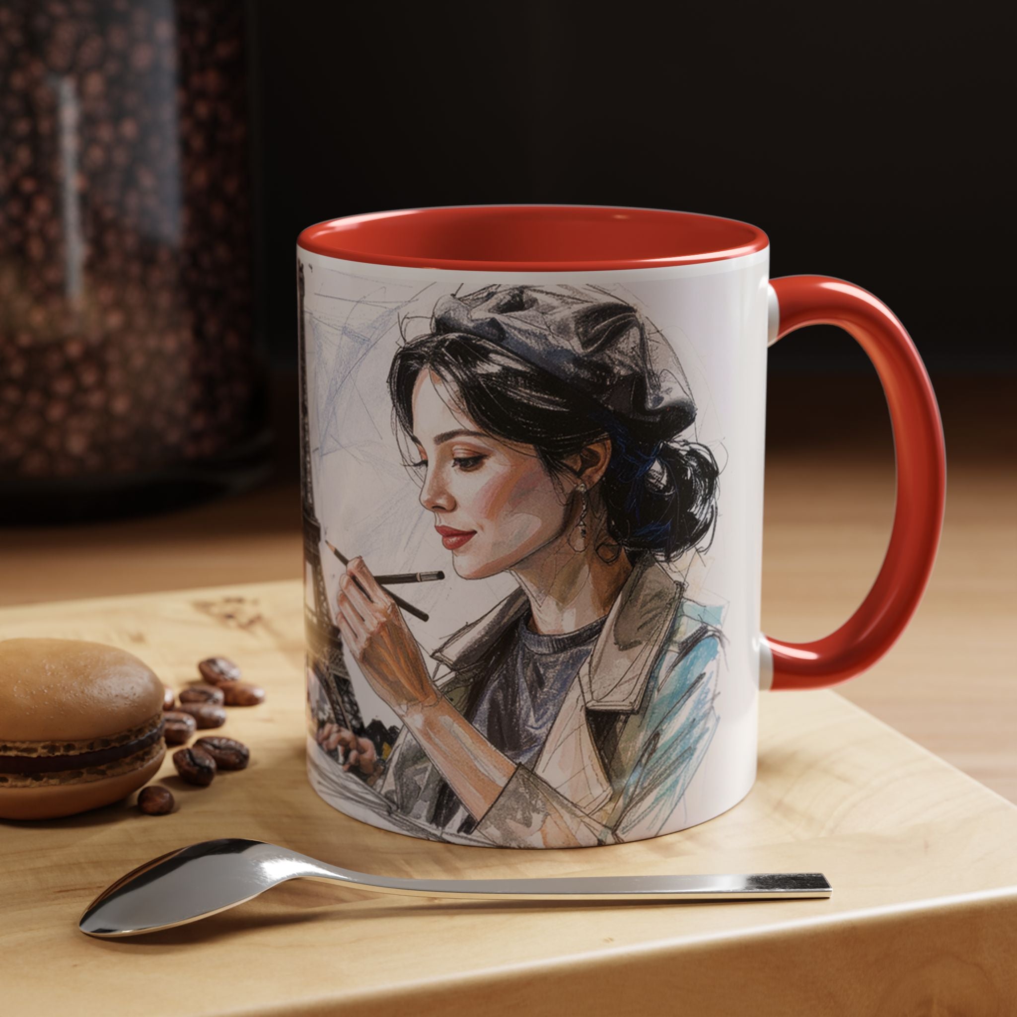 Mug,Parisian Artist Accent
