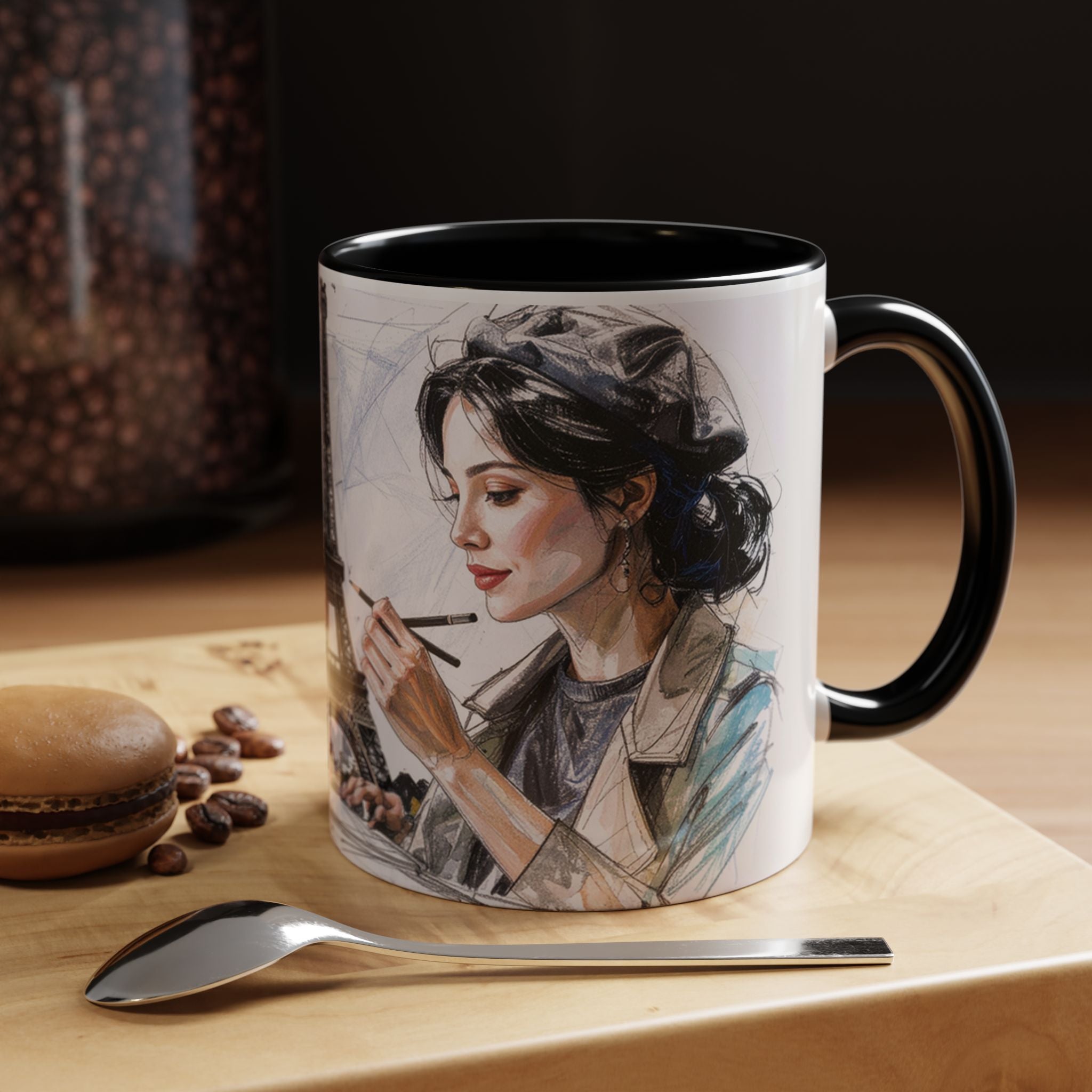 Mug,Parisian Artist Accent