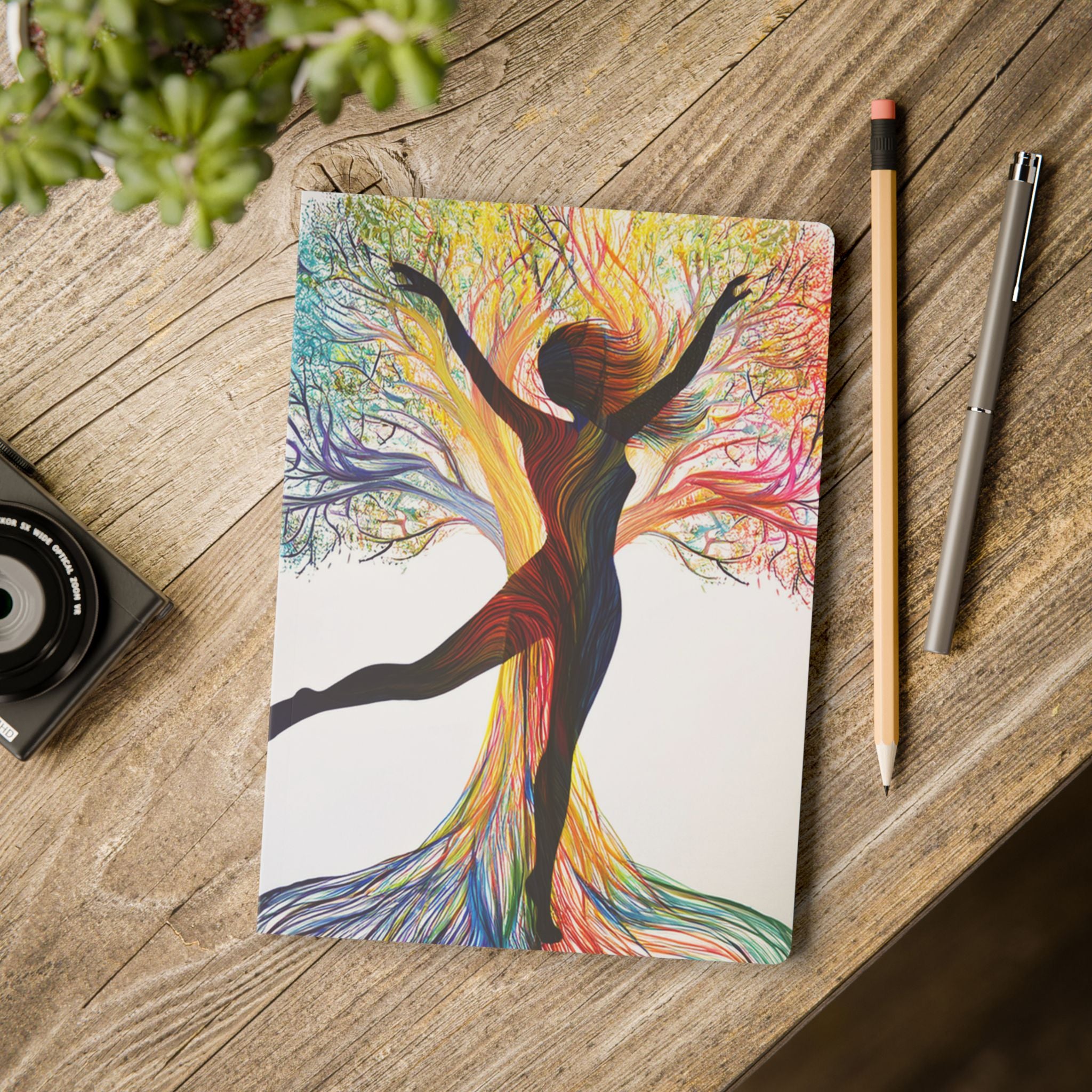 Notebook-Soul in pages,Vibrant Tree of Life Journal