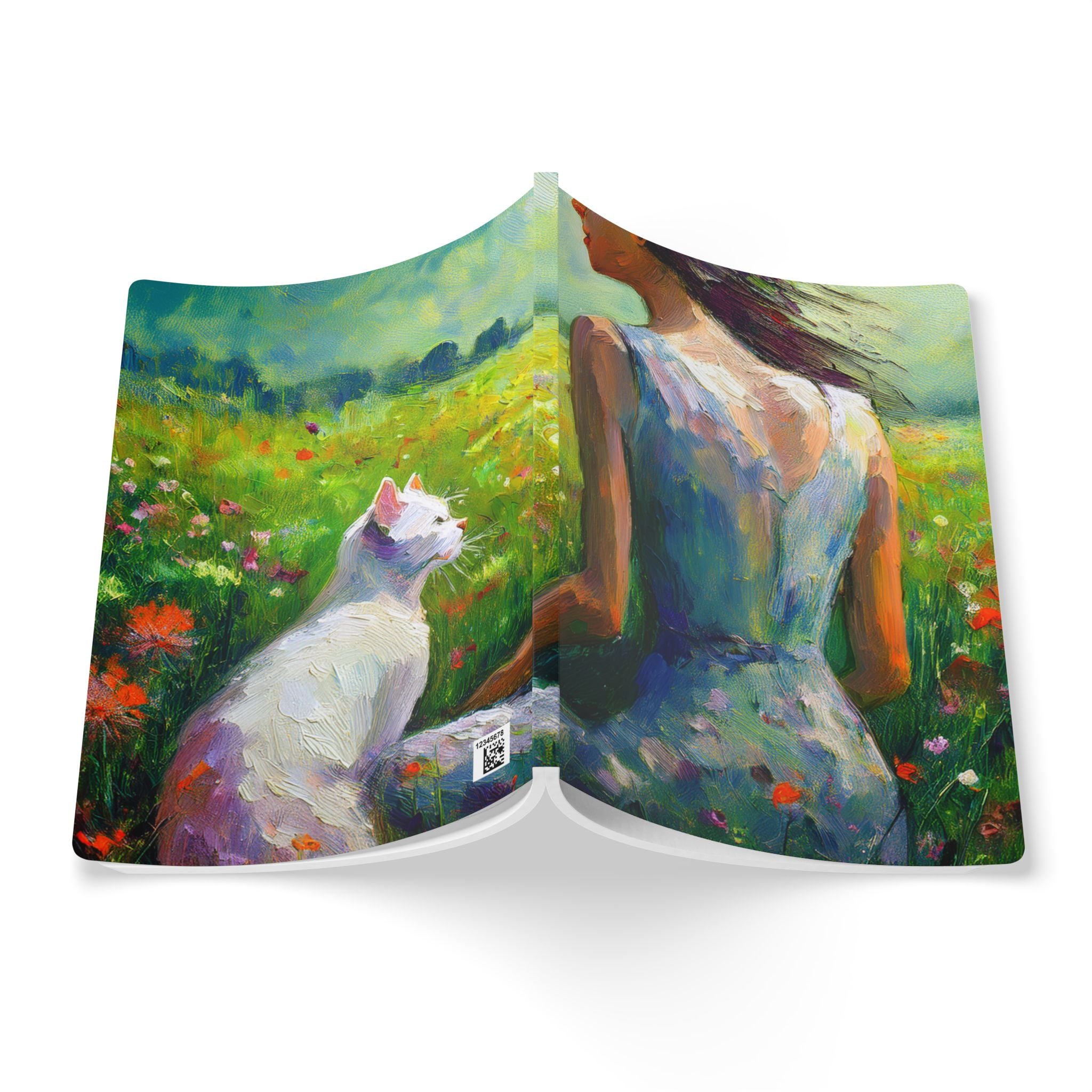 Notebook-Soul in pages,Vibrant Nature Journal,Sent from USA