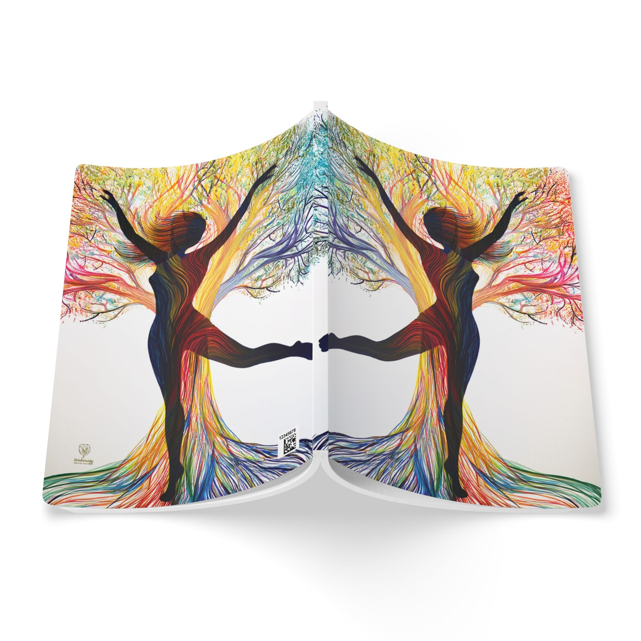 Notebook-Soul in pages,Vibrant Tree of Life Journal