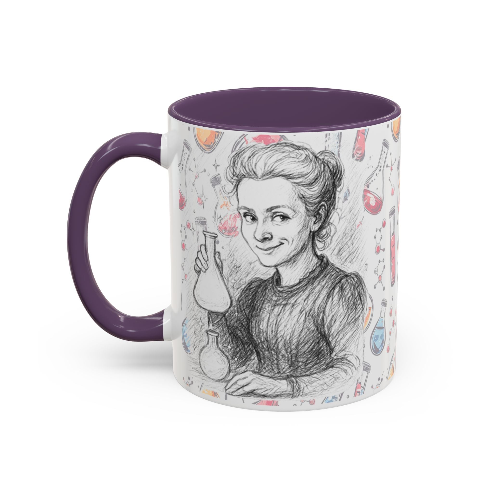 Mug-Women of Light, Marie Curie,My curiosity is my superpower-Sent from U