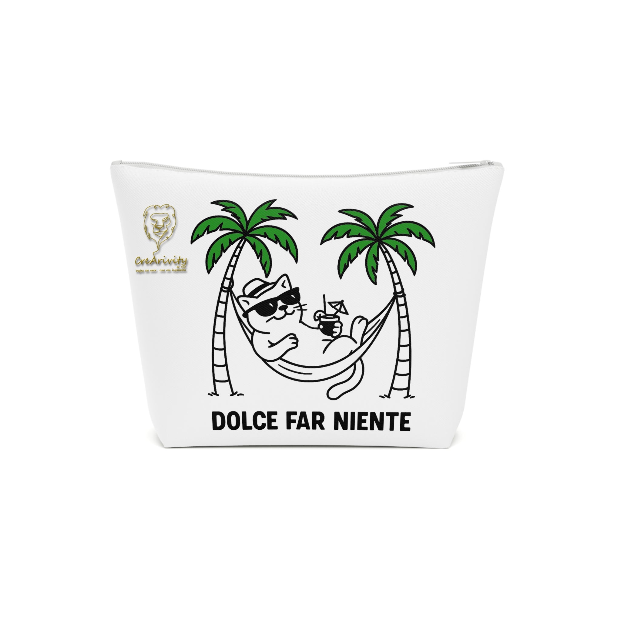 Chic Cotton Cosmetic Bag - Dolce far niente , Relax