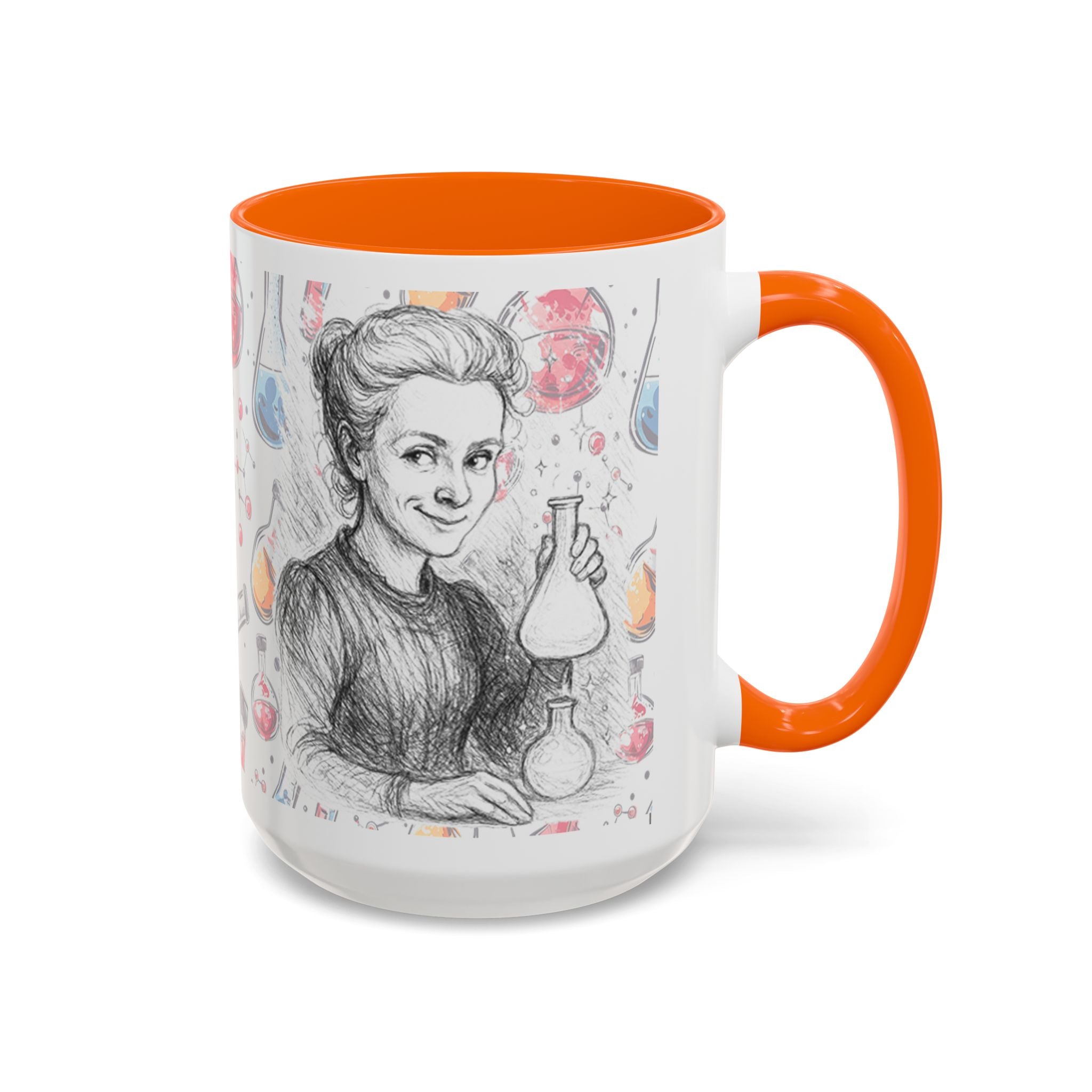 Mug-Women of Light, Marie Curie,My curiosity is my superpower-Sent from U