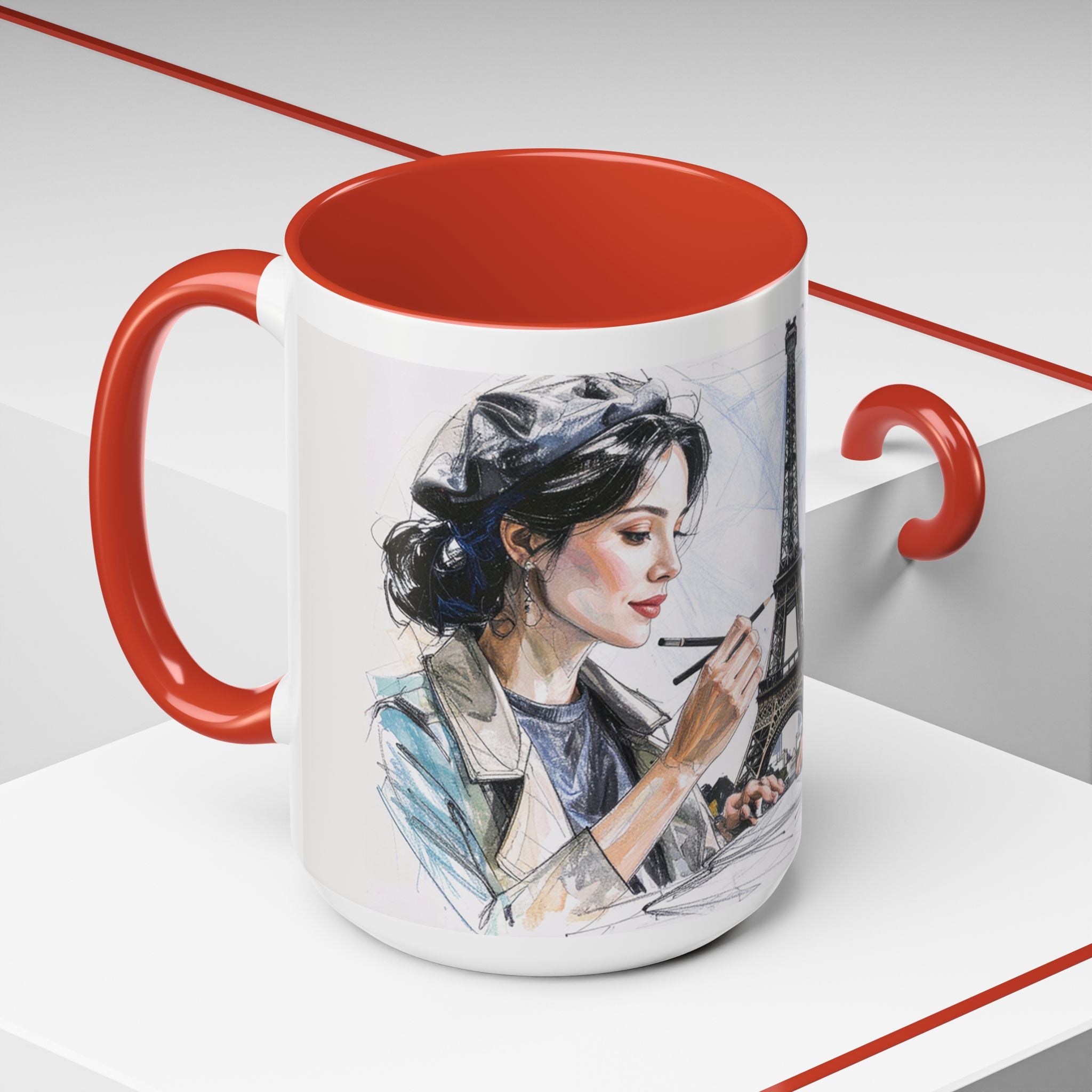 Mug,Parisian Artist Accent