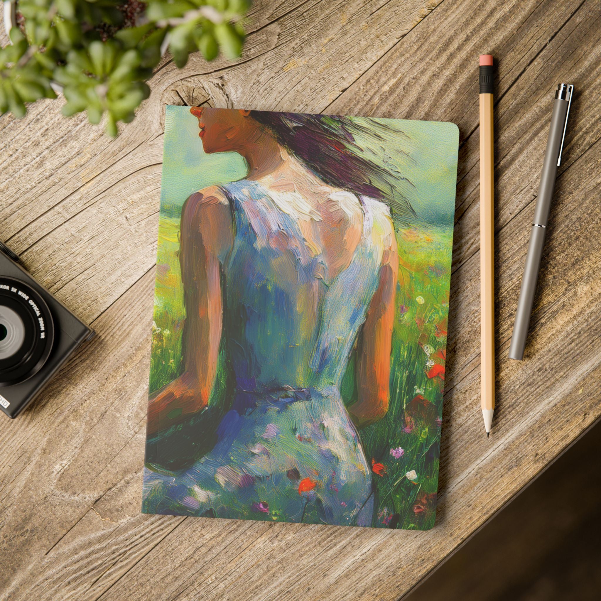 Notebook-Soul in pages,Vibrant Nature Journal,Sent from USA