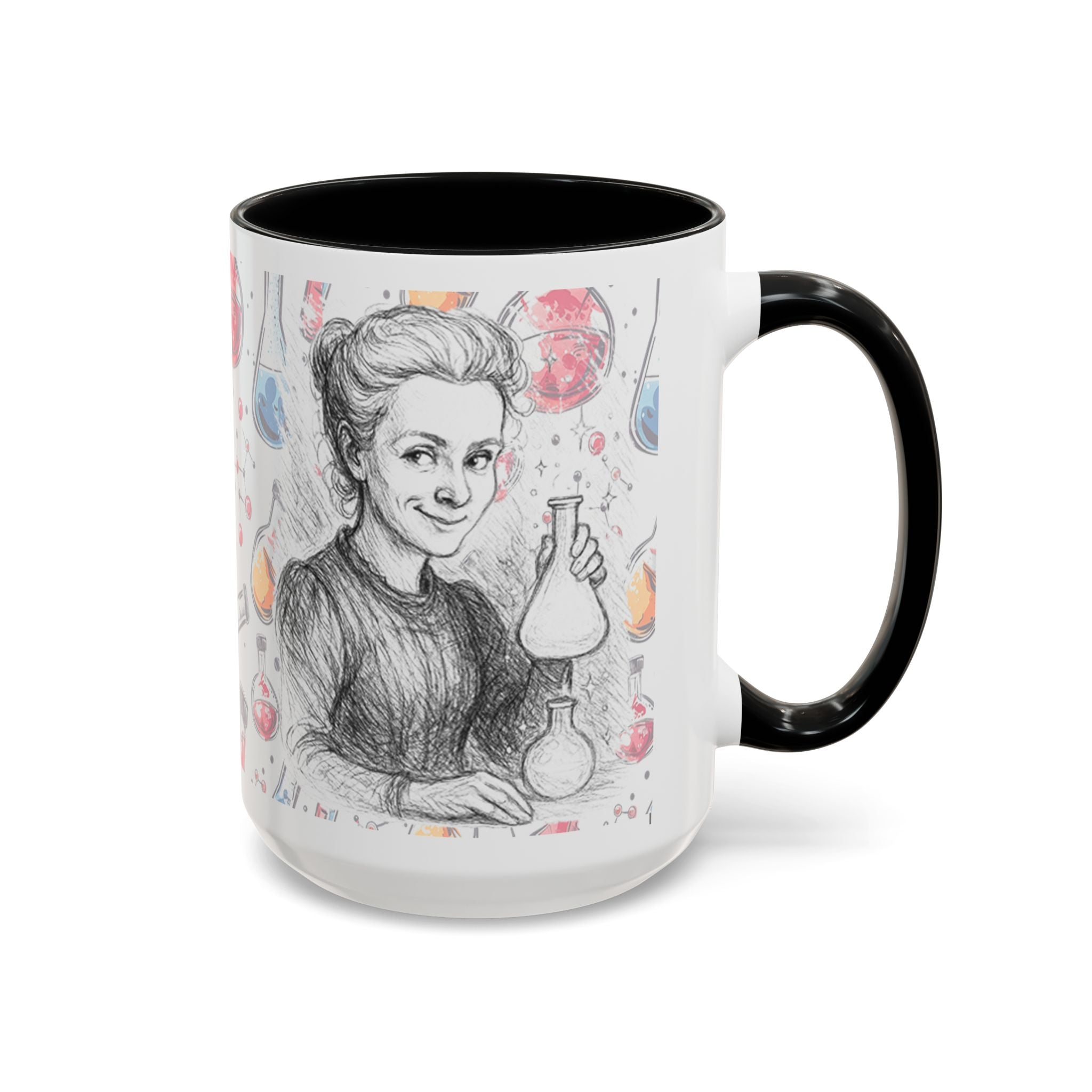 Mug-Women of Light, Marie Curie,My curiosity is my superpower-Sent from U