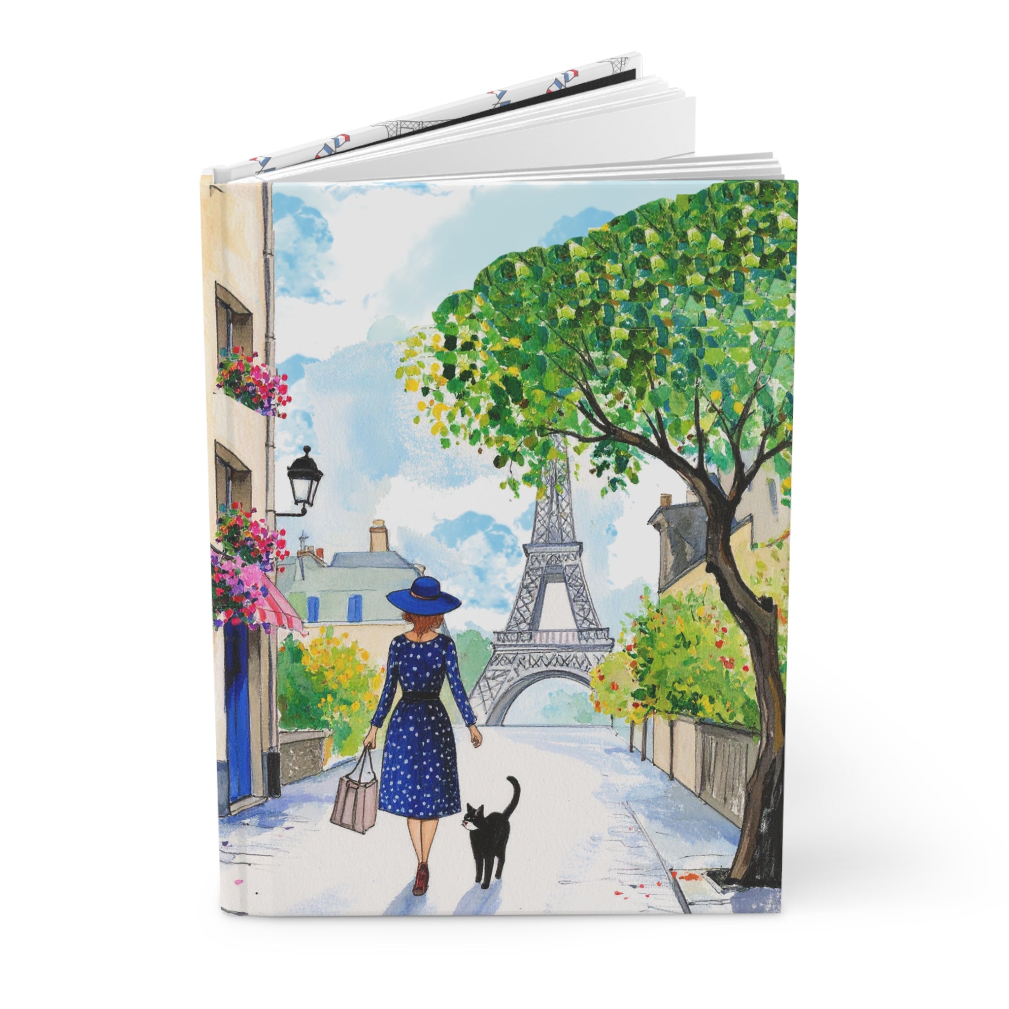 Hardcover Journal , Paris cat 3