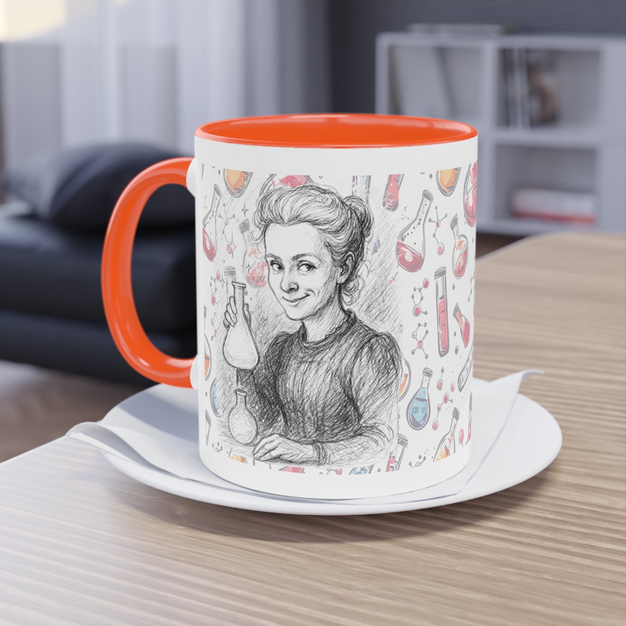 Mug-Women of Light, Marie Curie,My curiosity is my superpower-Sent from Usa
