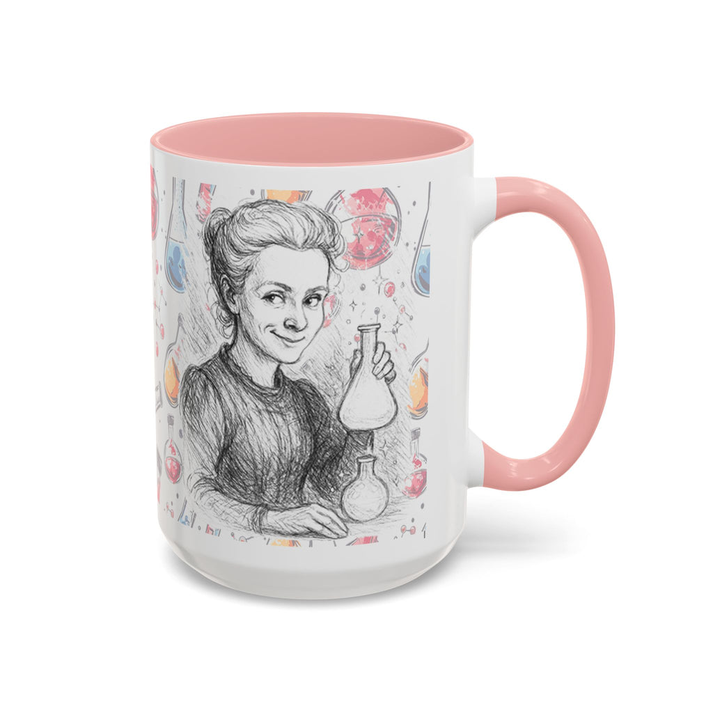 Mug-Women of Light, Marie Curie,My curiosity is my superpower-Sent from U