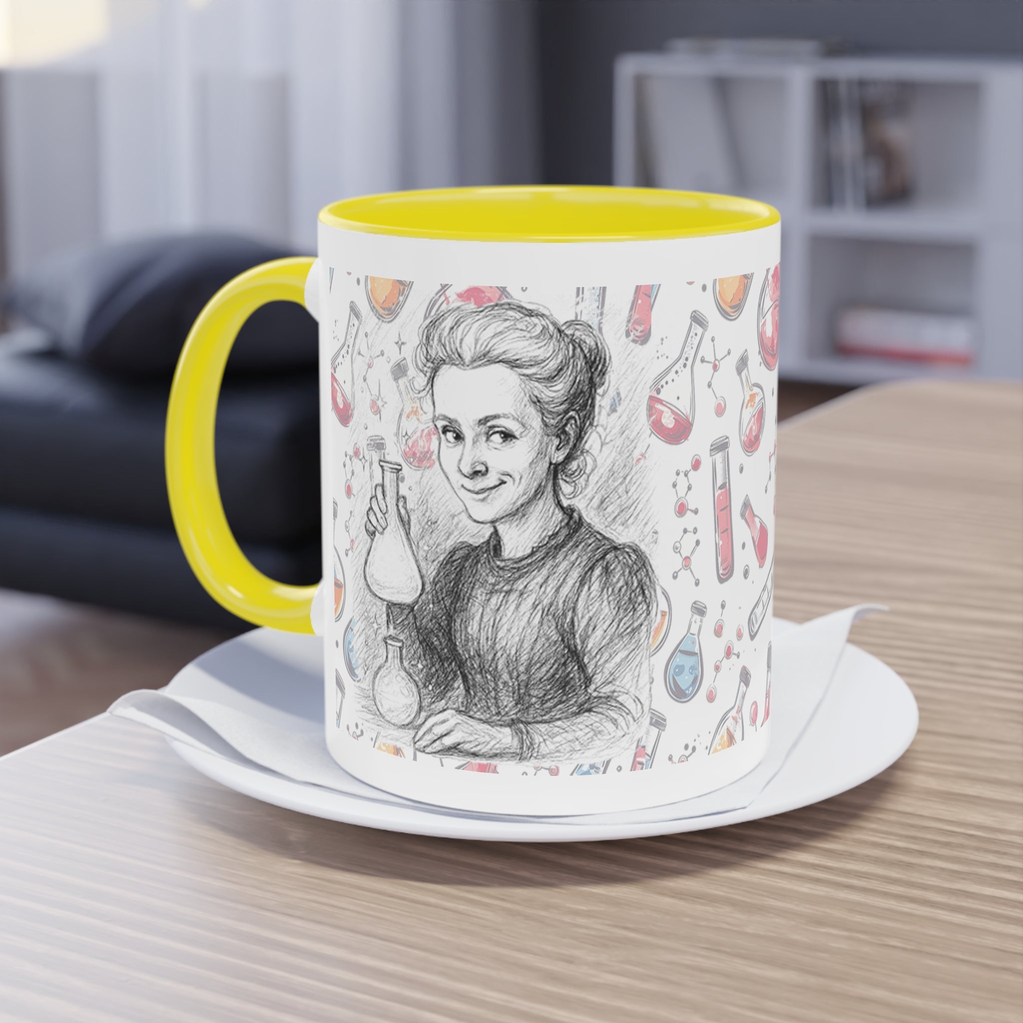 Mug-Women of Light, Marie Curie,My curiosity is my superpower-Sent from Usa