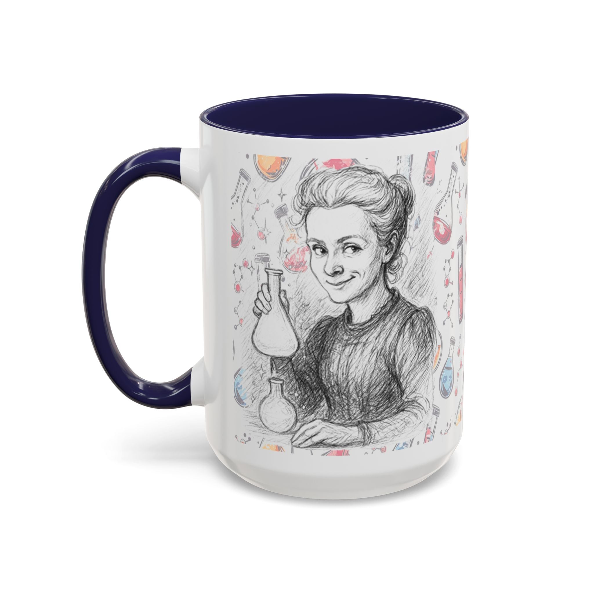 Mug-Women of Light, Marie Curie,My curiosity is my superpower-Sent from U