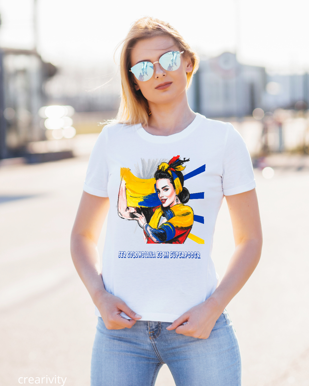 T-Shirt, Colombiana superpoderosa 2