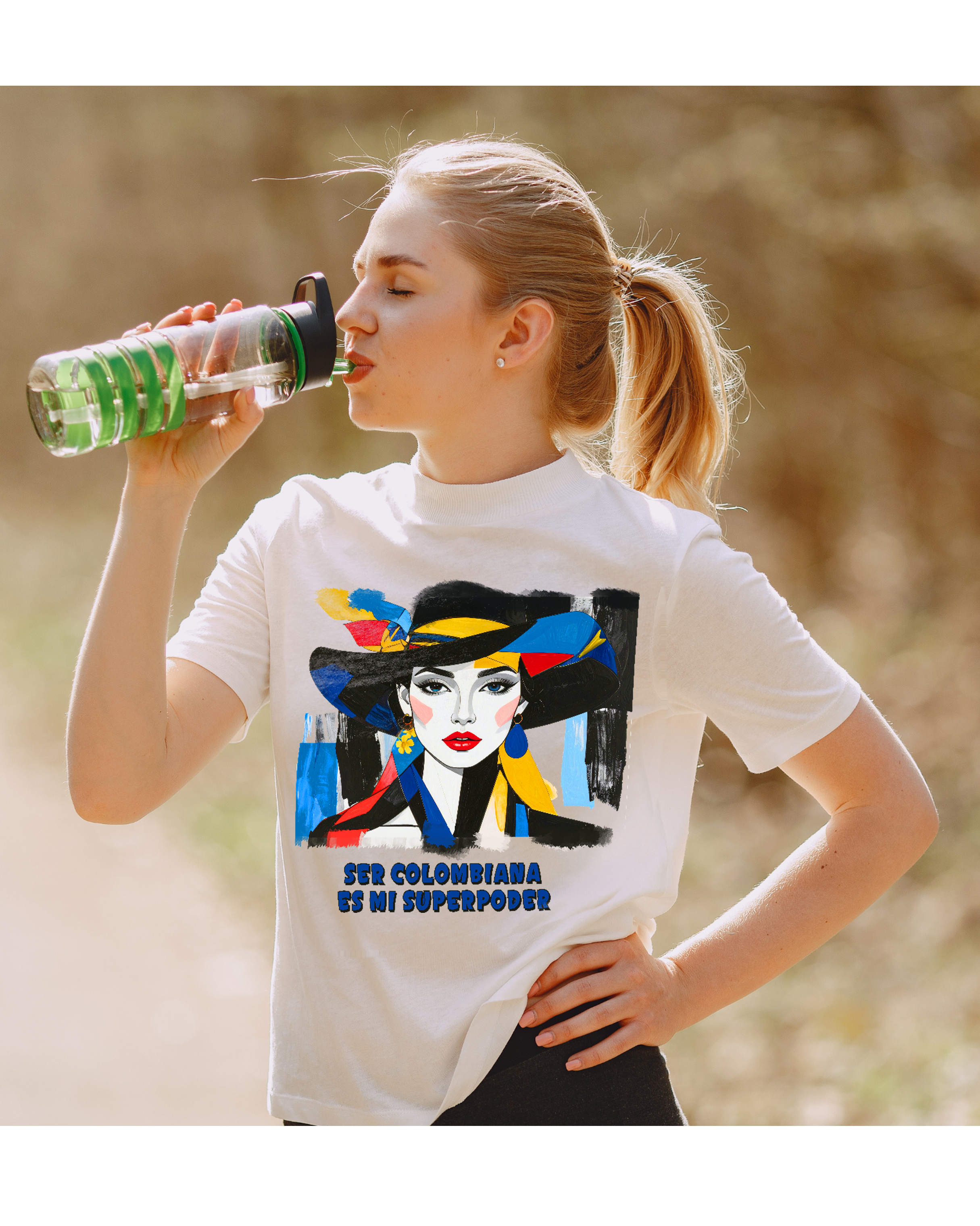 T-Shirt, Colombiana superpoderosa 1