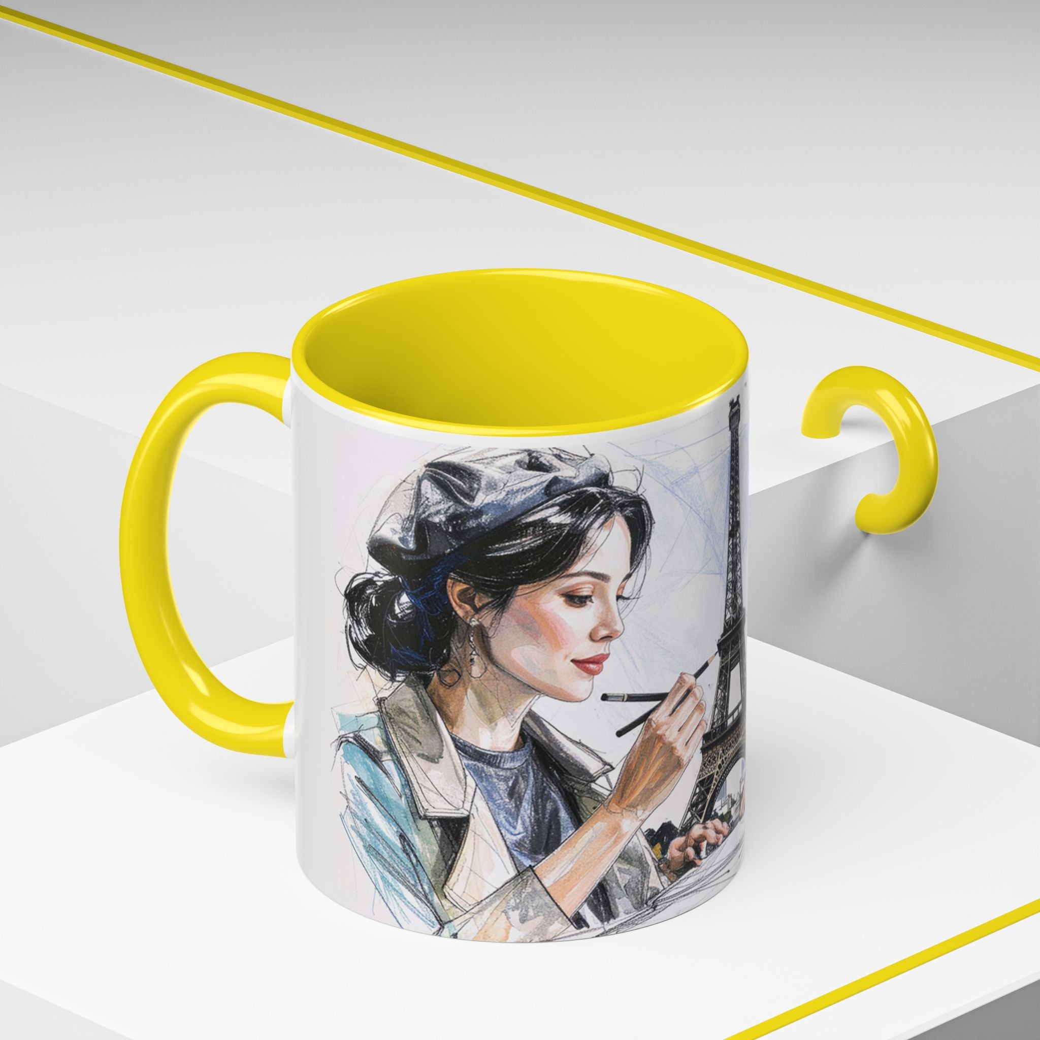 Mug,Parisian Artist Accent