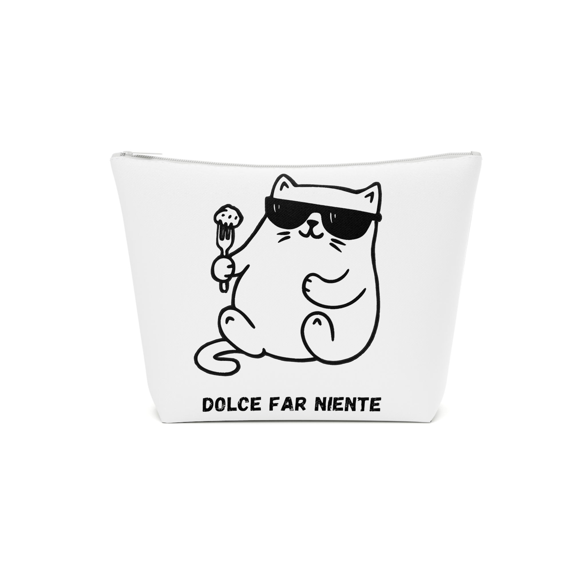 Chic Cotton Cosmetic Bag - Dolce far niente , Mangia
