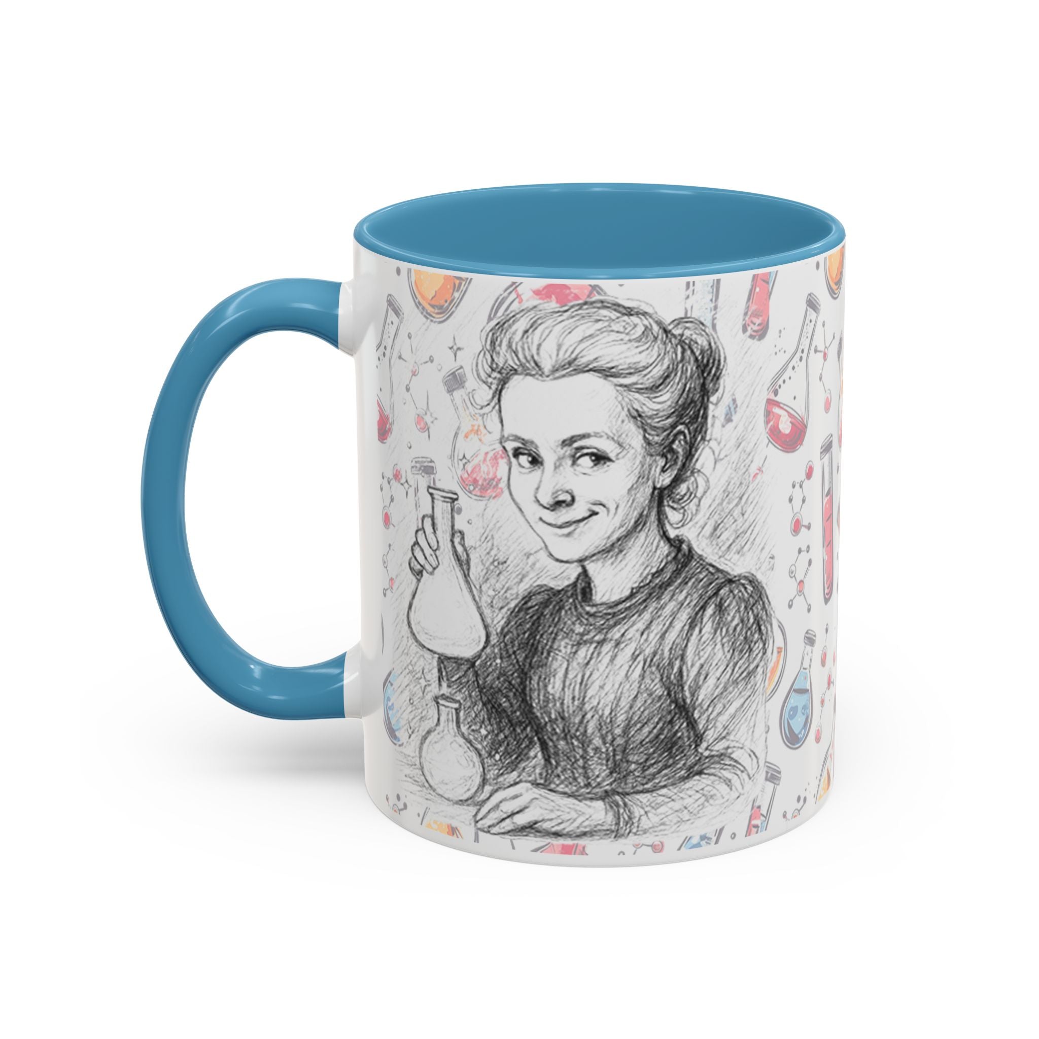 Mug-Women of Light, Marie Curie,My curiosity is my superpower-Sent from U