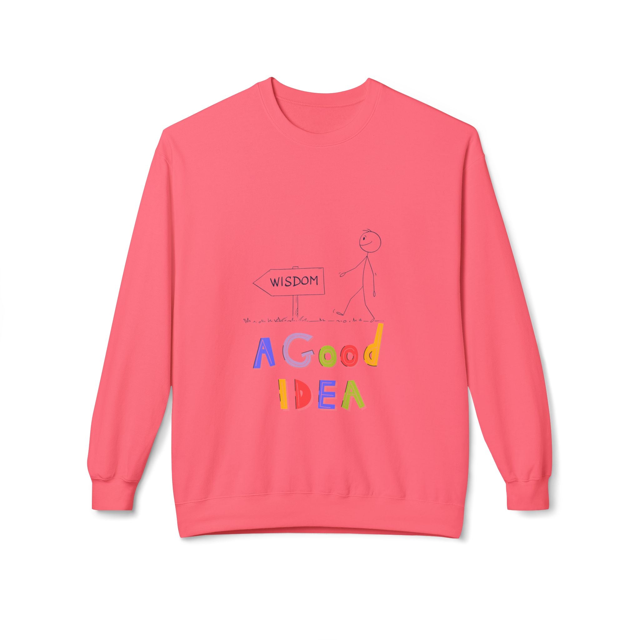 Wisdom & Creativity Unisex Fleece Sweatshirt, Cozy Graphic Crewneck Sweatshirt, Inspiration Gift for Artists, Thoughtful Sweatshirt, [...]