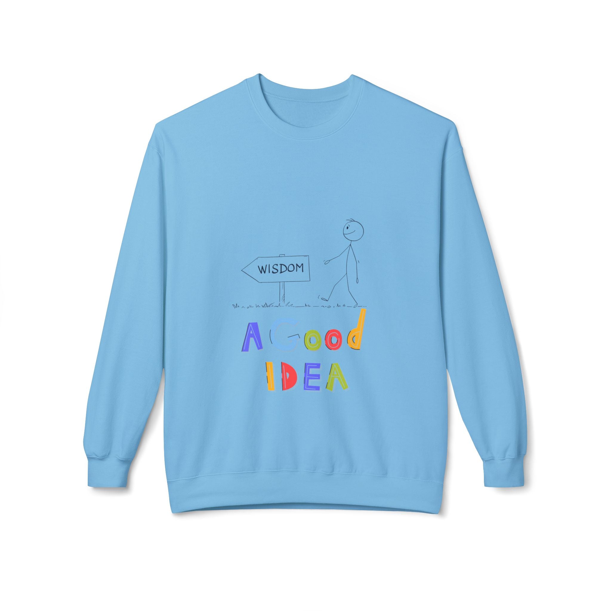 Wisdom & Creativity Unisex Fleece Sweatshirt, Cozy Graphic Crewneck Sweatshirt, Inspiration Gift for Artists, Thoughtful Sweatshirt, [...]