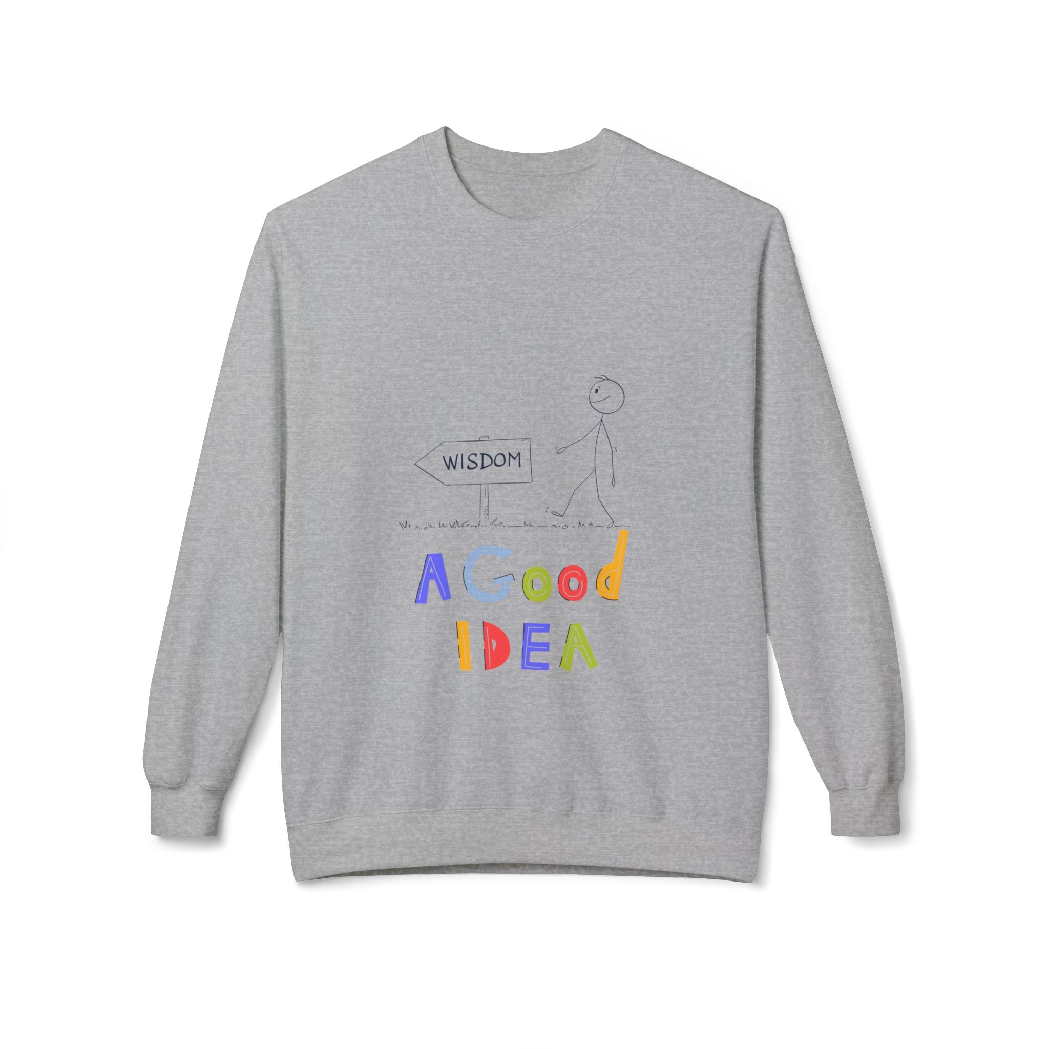 Wisdom & Creativity Unisex Fleece Sweatshirt, Cozy Graphic Crewneck Sweatshirt, Inspiration Gift for Artists, Thoughtful Sweatshirt, [...]
