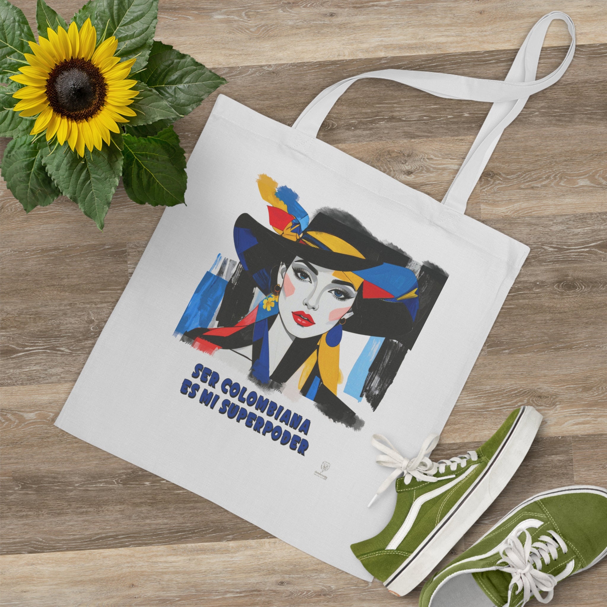 Tote Bag , Ser Colombiana mi super poder 1