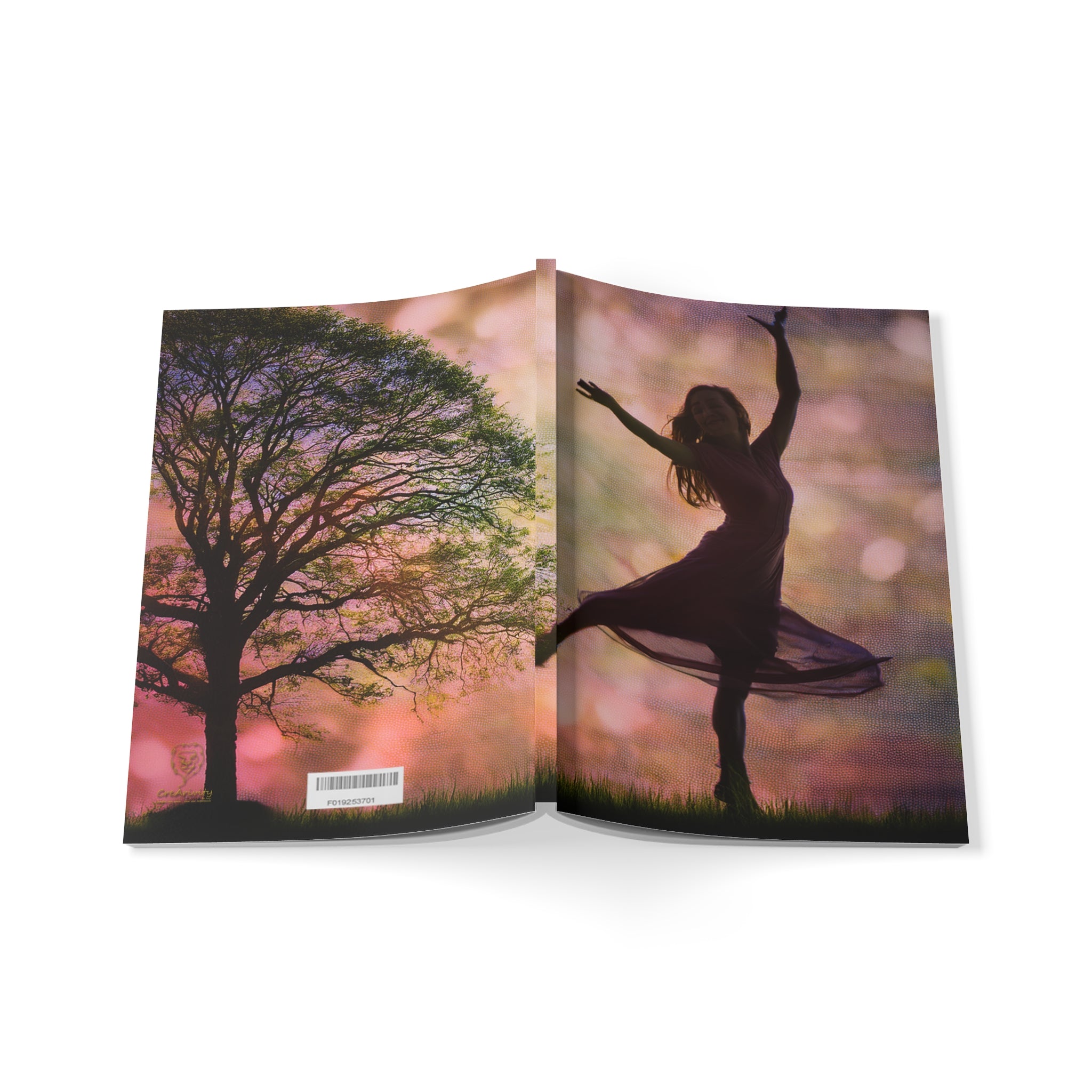 Notebook-Soul in pages,Vibrant dancing woman Journal