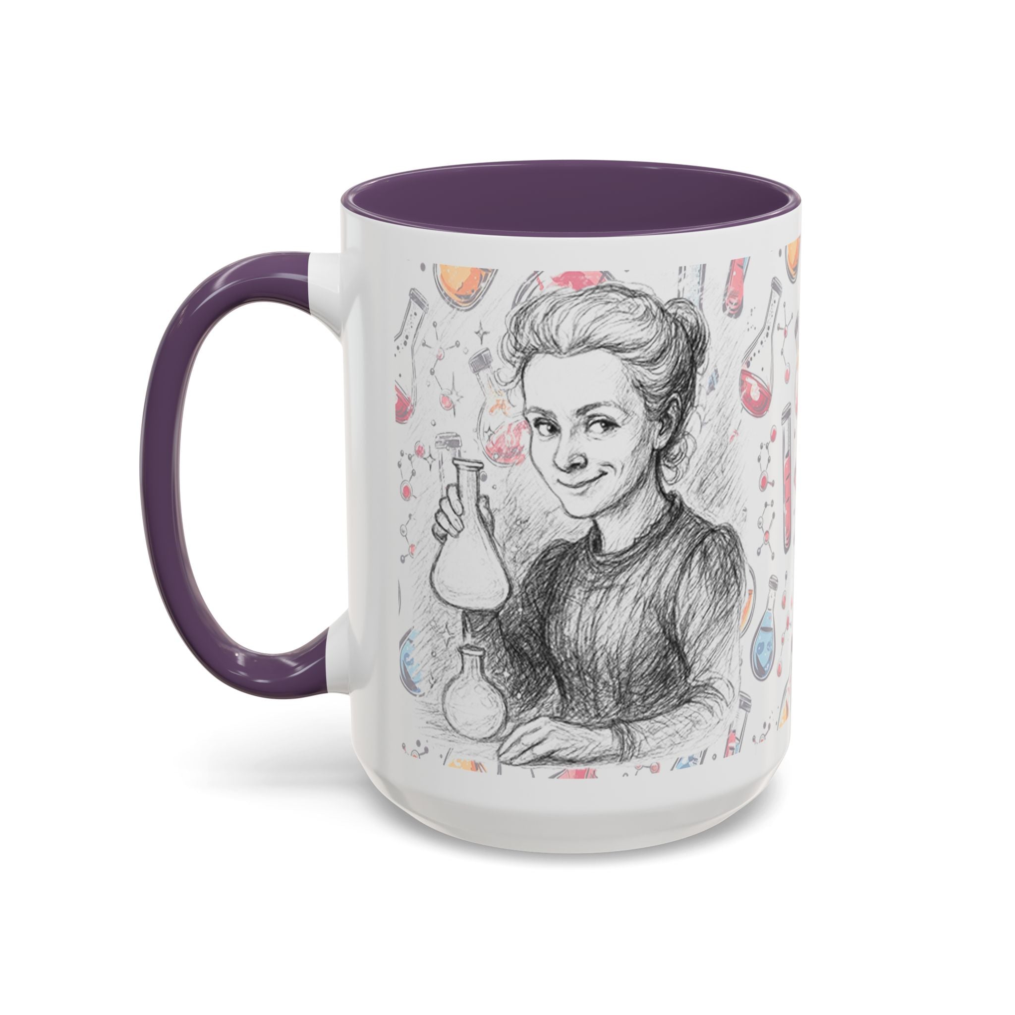 Mug-Women of Light, Marie Curie,My curiosity is my superpower-Sent from U