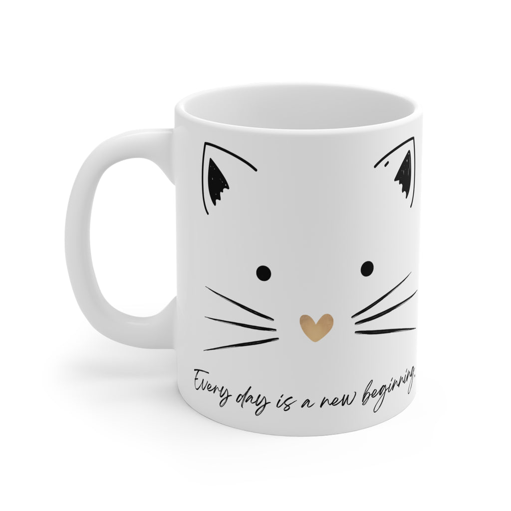 Mug-Cute Cat Ceramic-Sent from USA