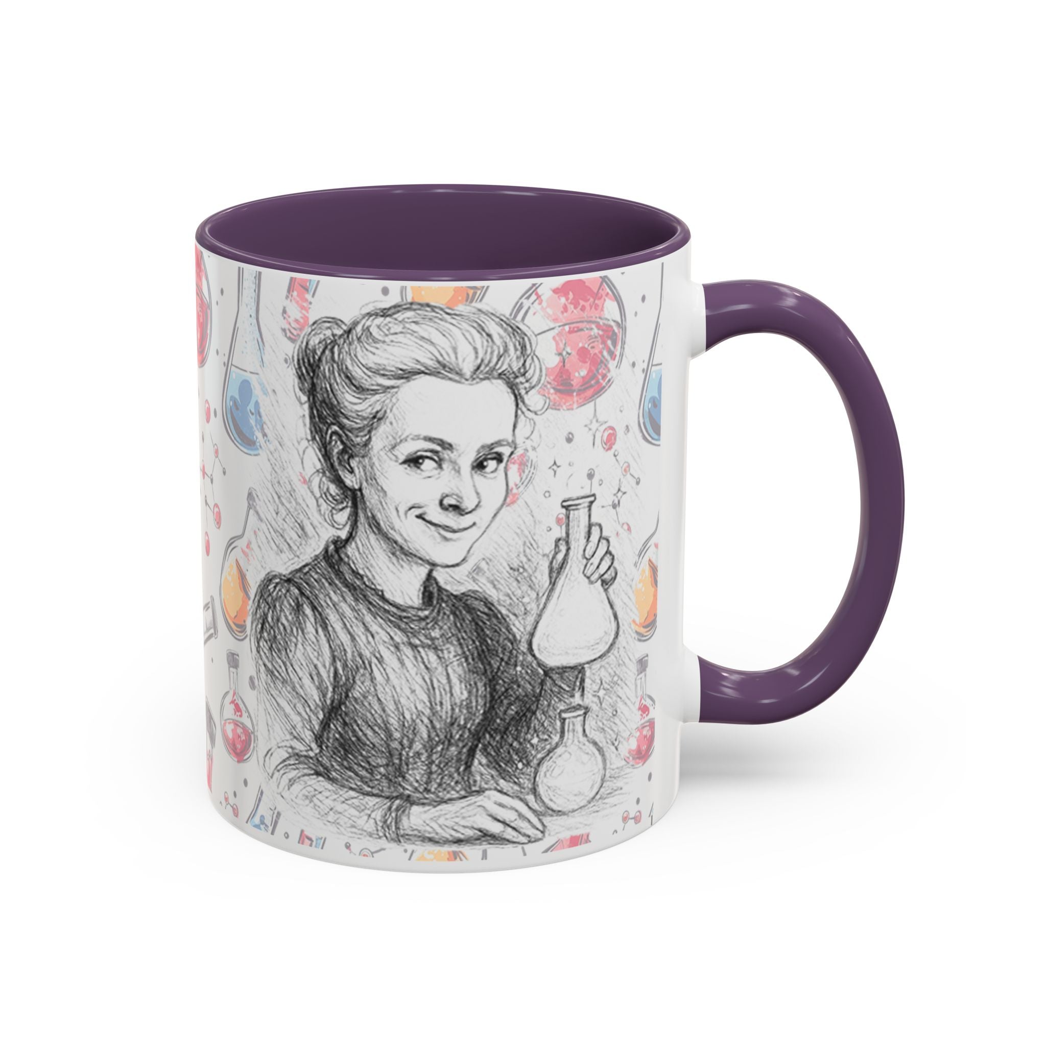 Mug-Women of Light, Marie Curie,My curiosity is my superpower-Sent from U