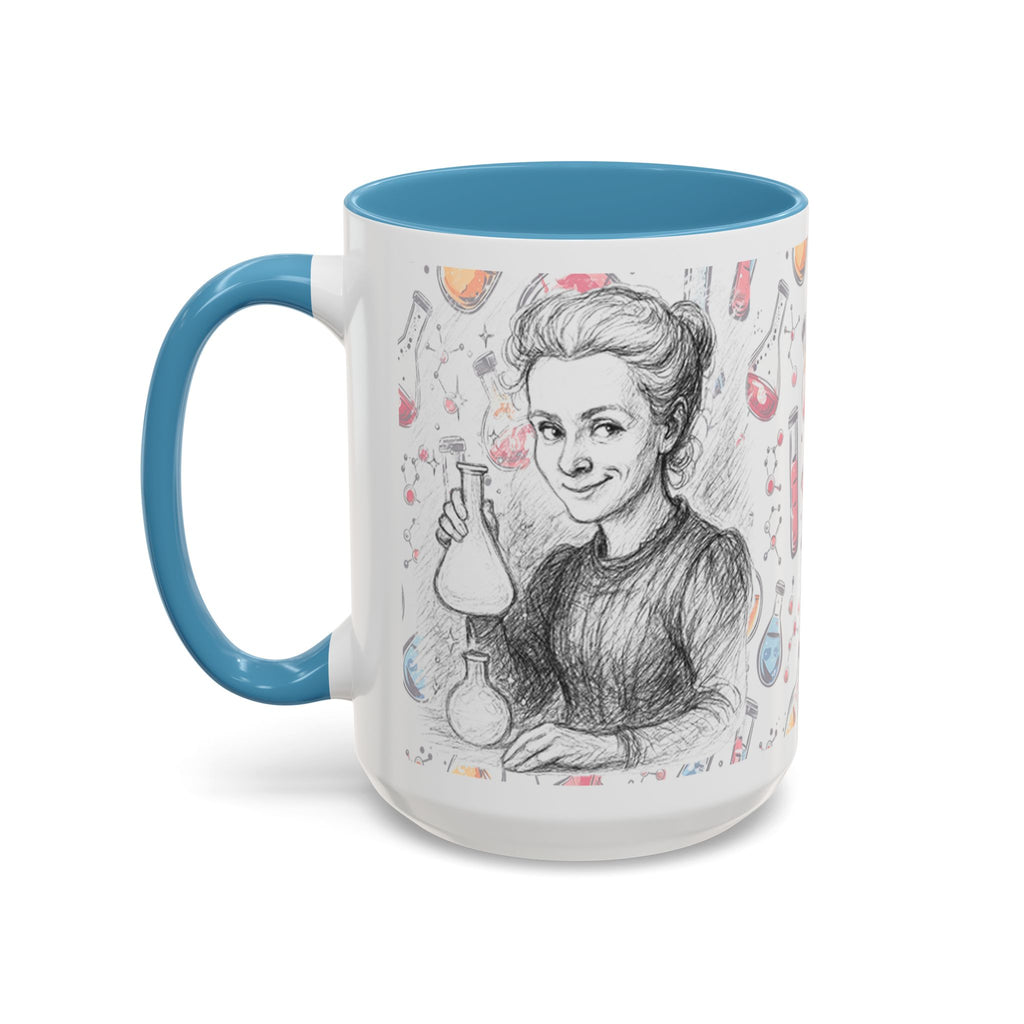 Mug-Women of Light, Marie Curie,My curiosity is my superpower-Sent from U