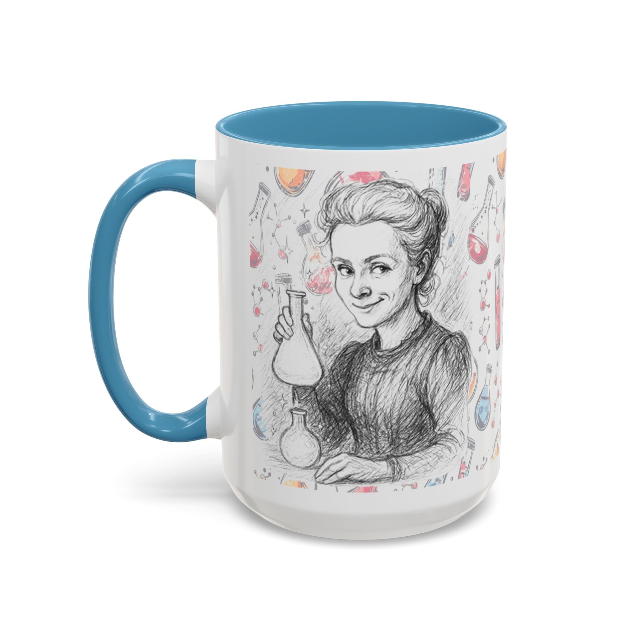 Mug-Women of Light, Marie Curie,My curiosity is my superpower-Sent from U