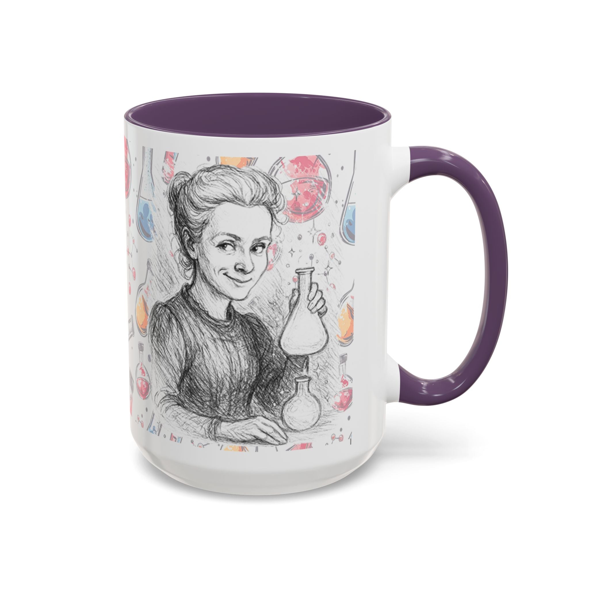 Mug-Women of Light, Marie Curie,My curiosity is my superpower-Sent from U