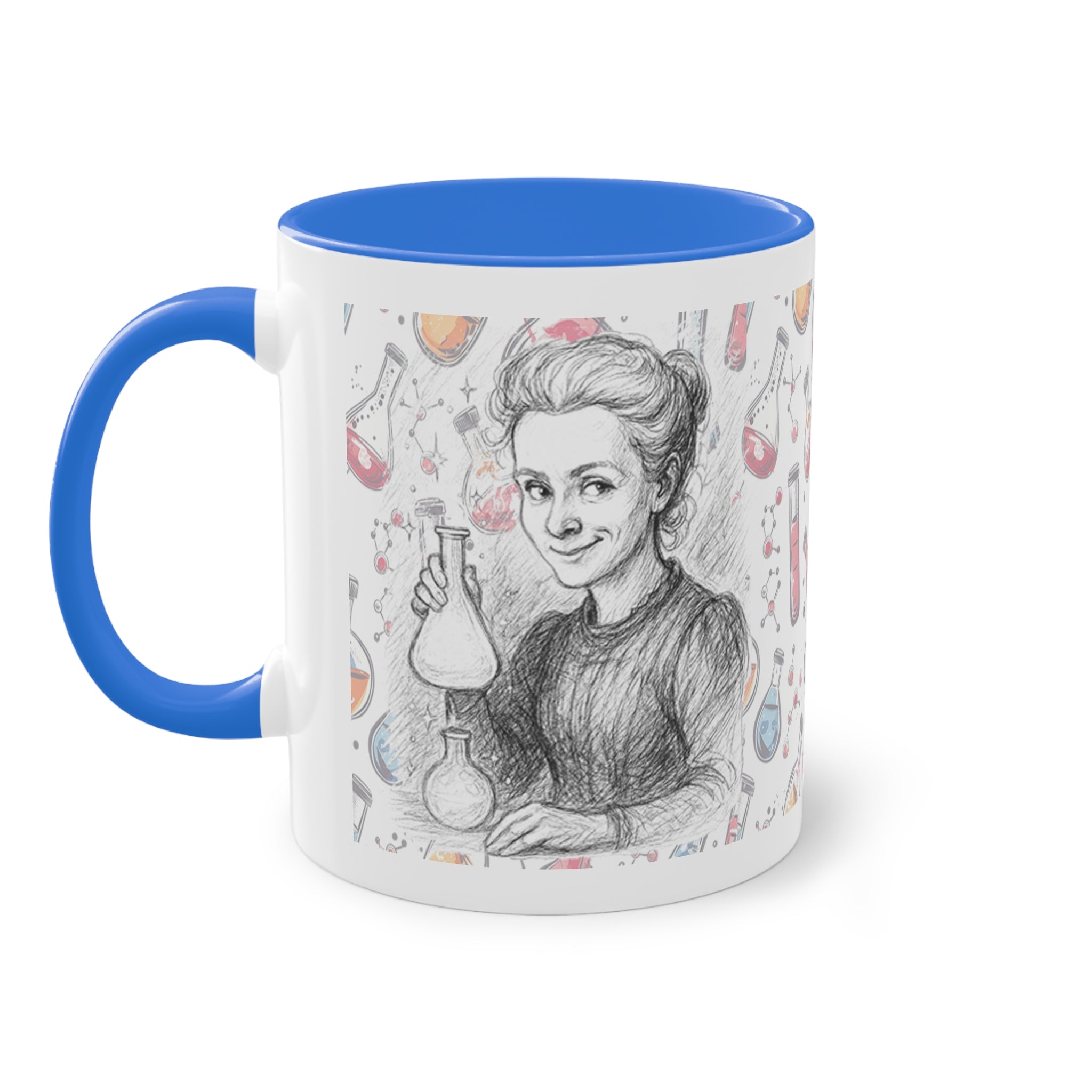 Mug-Women of Light, Marie Curie,My curiosity is my superpower-Sent from Usa