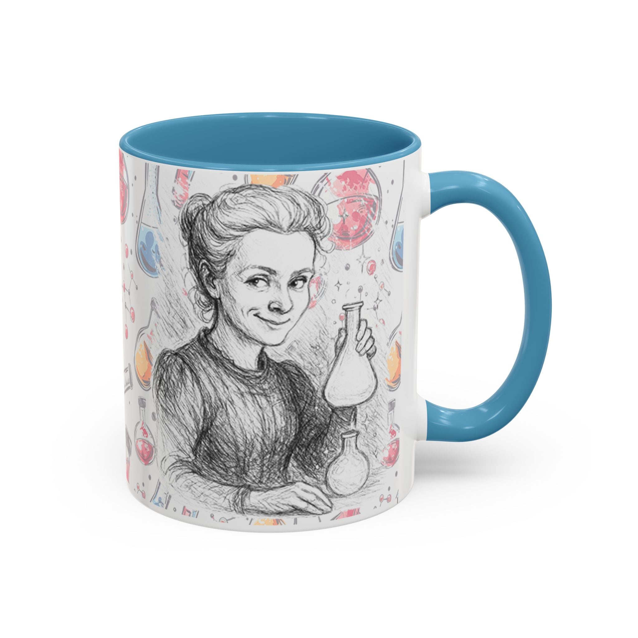Mug-Women of Light, Marie Curie,My curiosity is my superpower-Sent from U