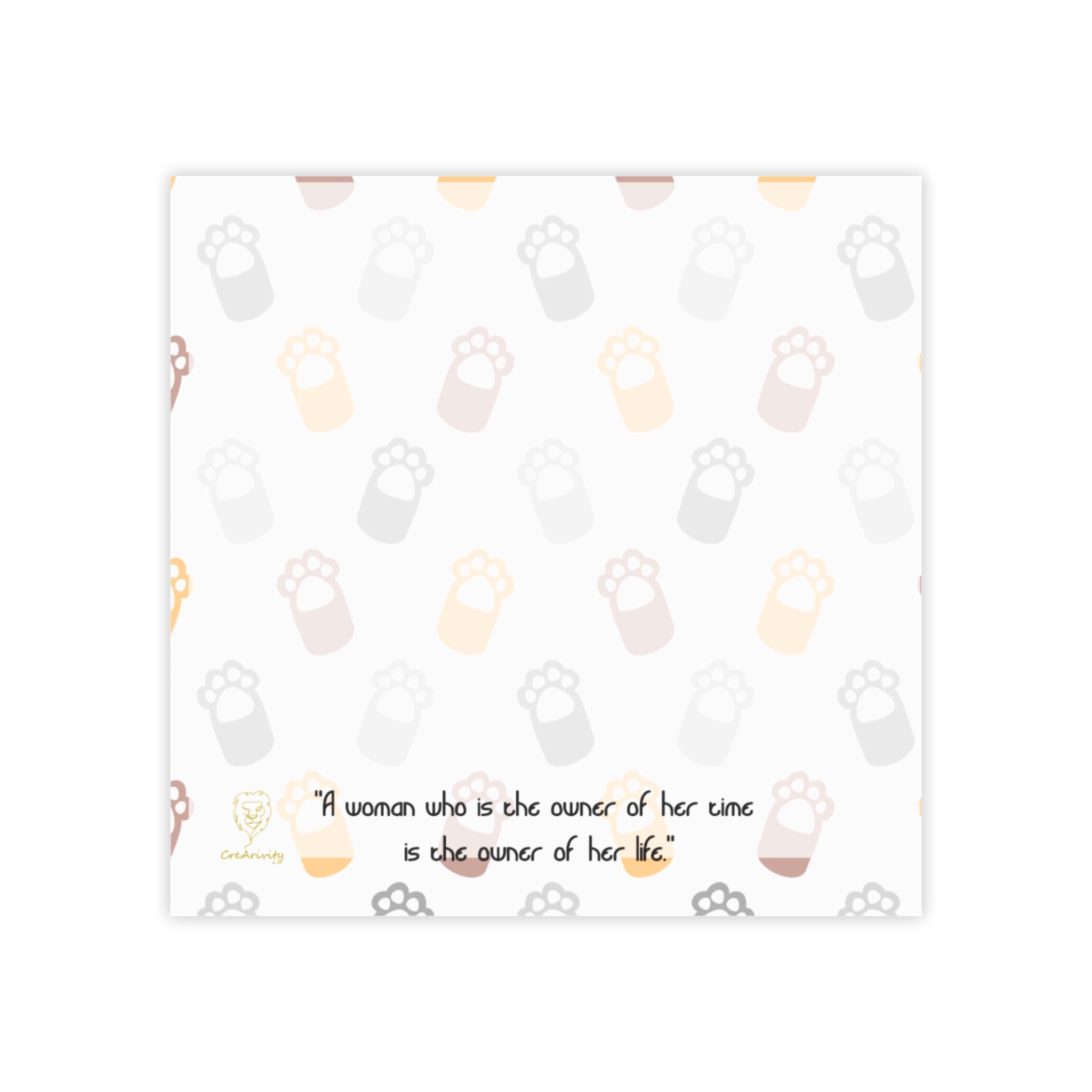 Post-it , Mujeres Luz 1 ,Cat footprin
