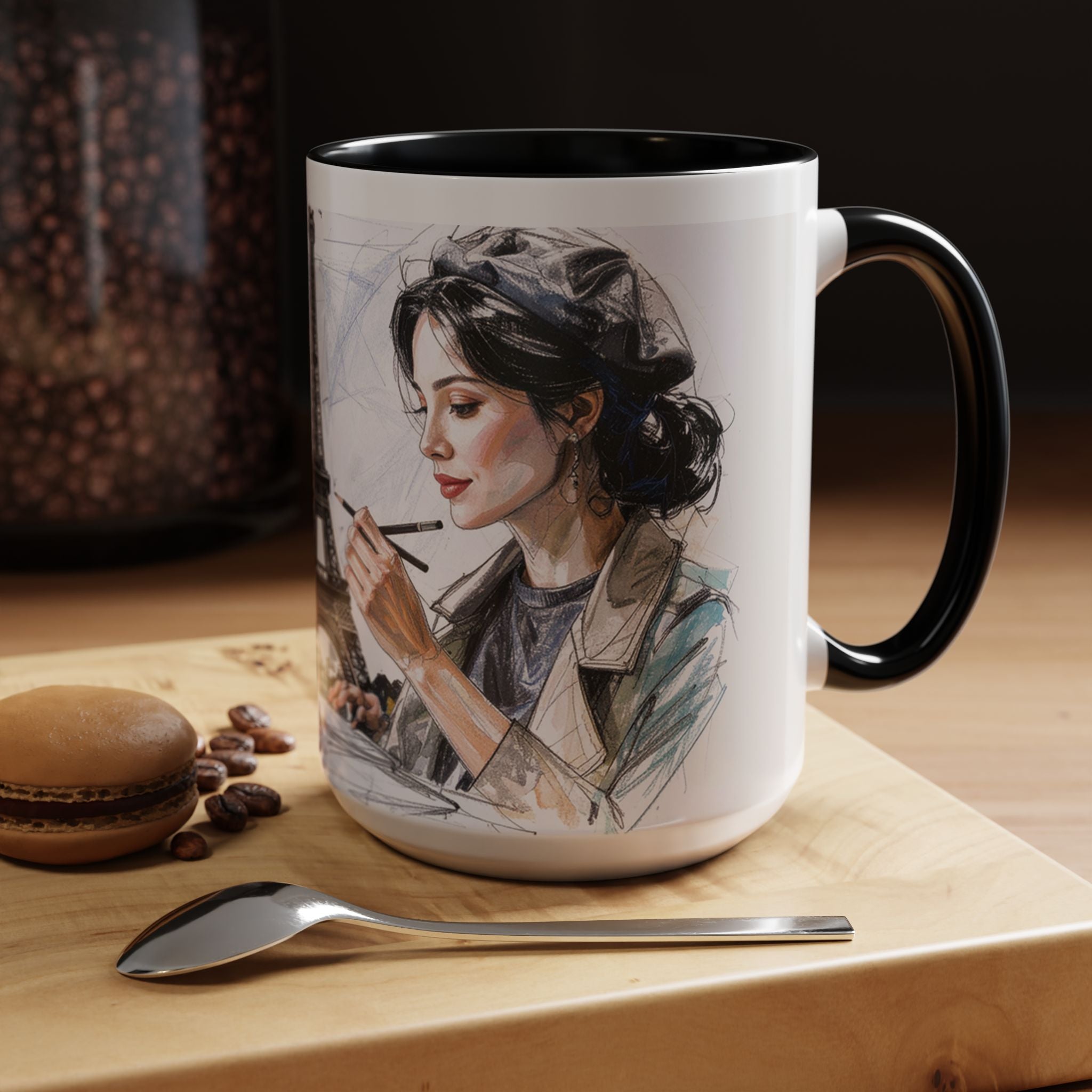 Mug,Parisian Artist Accent