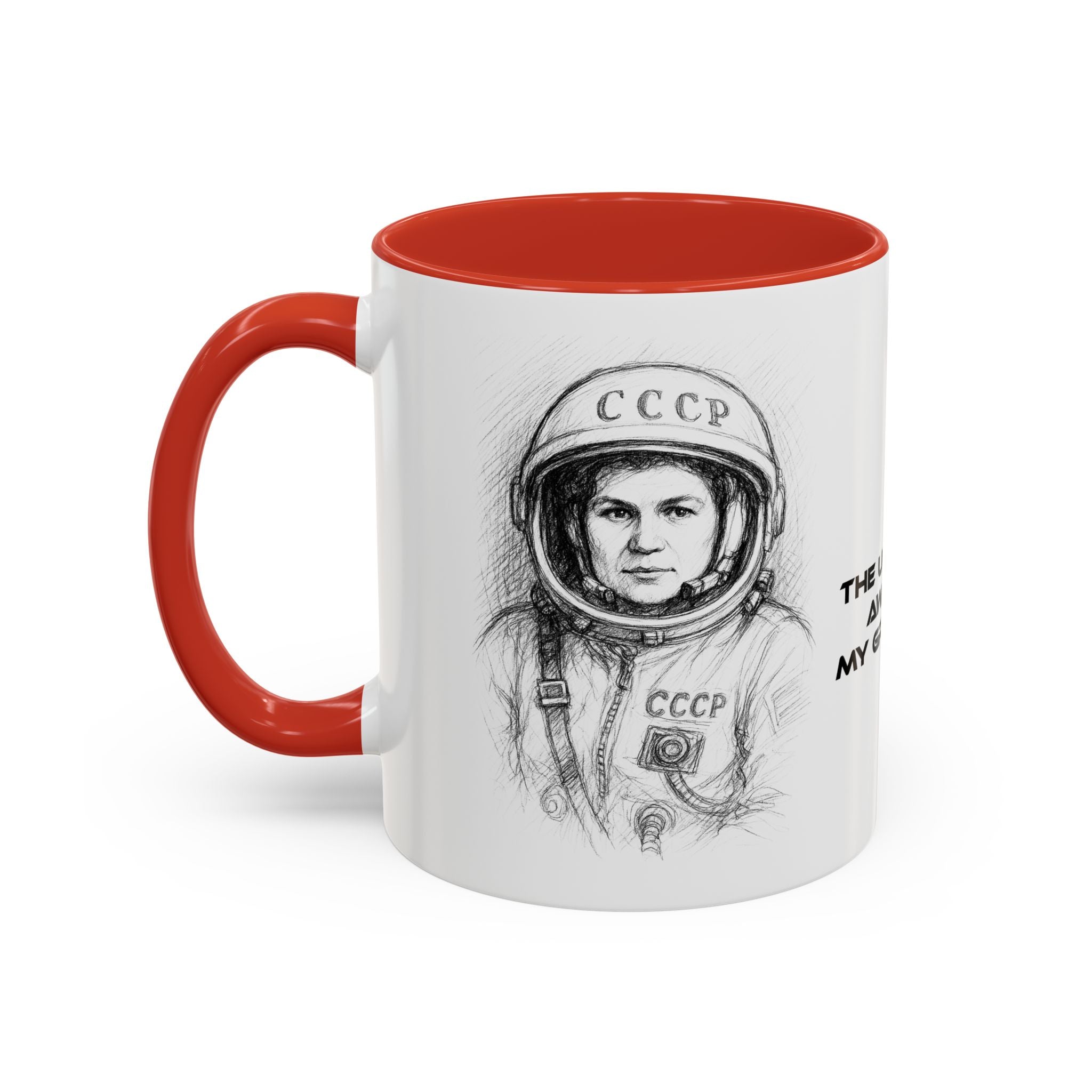 Mug-Women of Light, Valentina Tereshkova,The unknown awakens my greatness-Sent from Usa