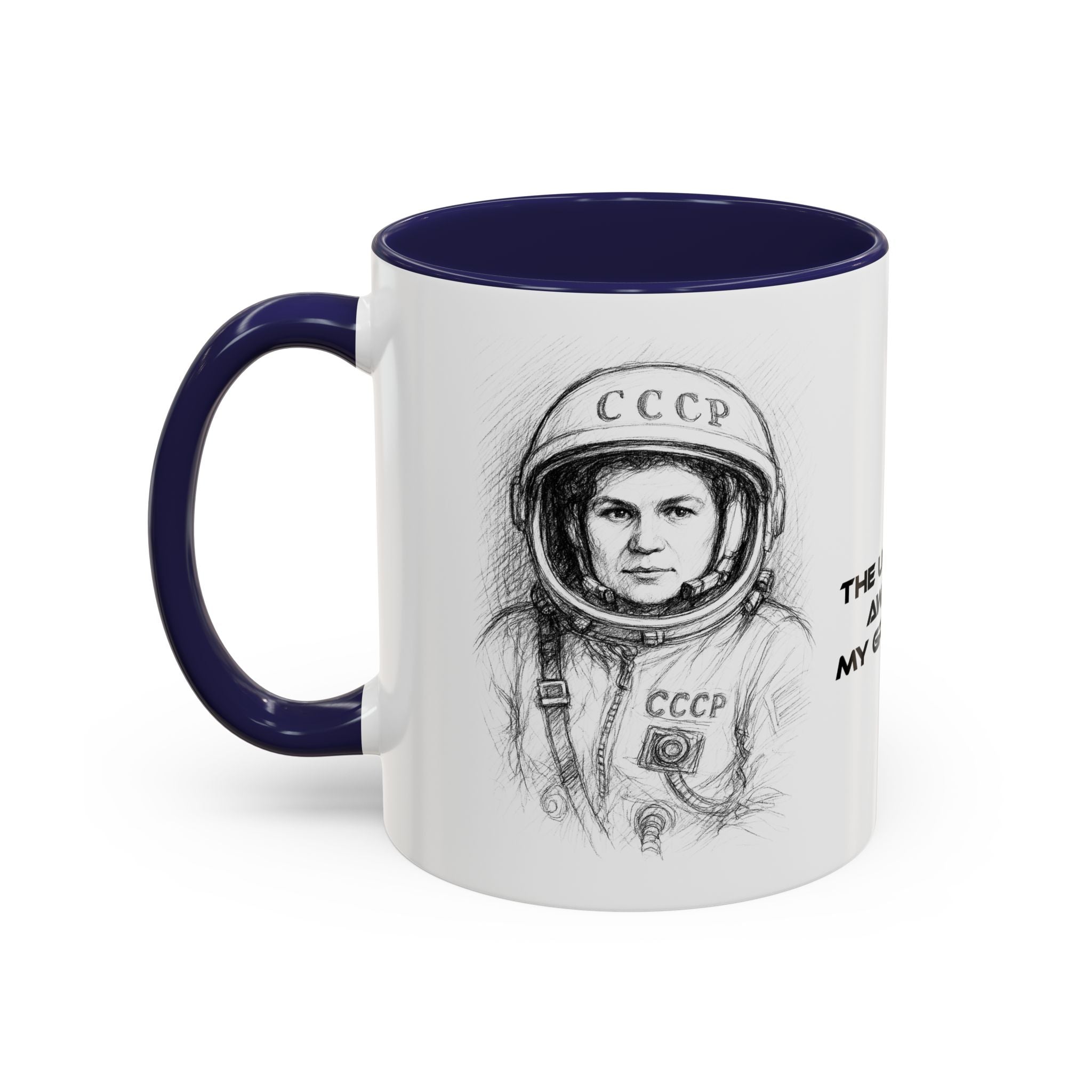Mug-Women of Light, Valentina Tereshkova,The unknown awakens my greatness-Sent from Usa