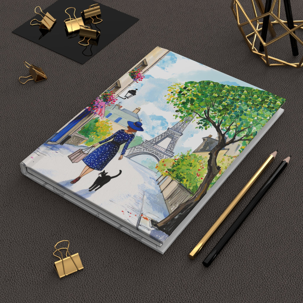 Hardcover Journal , Paris cat 3