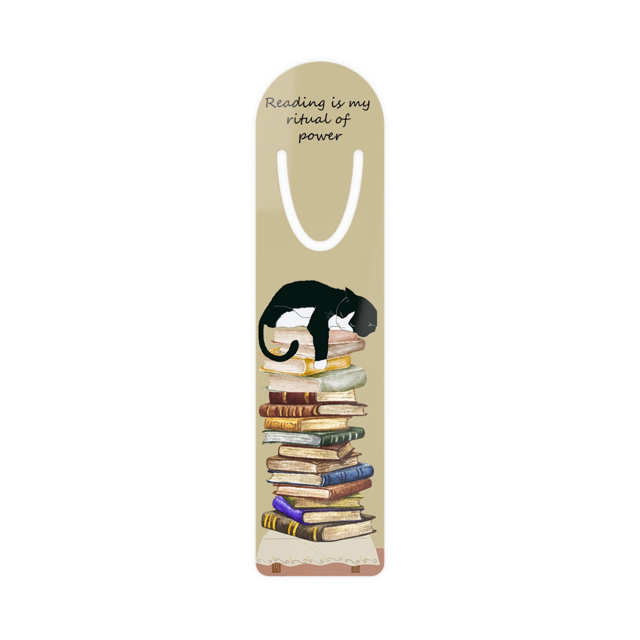 Bookmark - "Reading is My Ritual of Power" - Perfect Gift for Book Lovers,