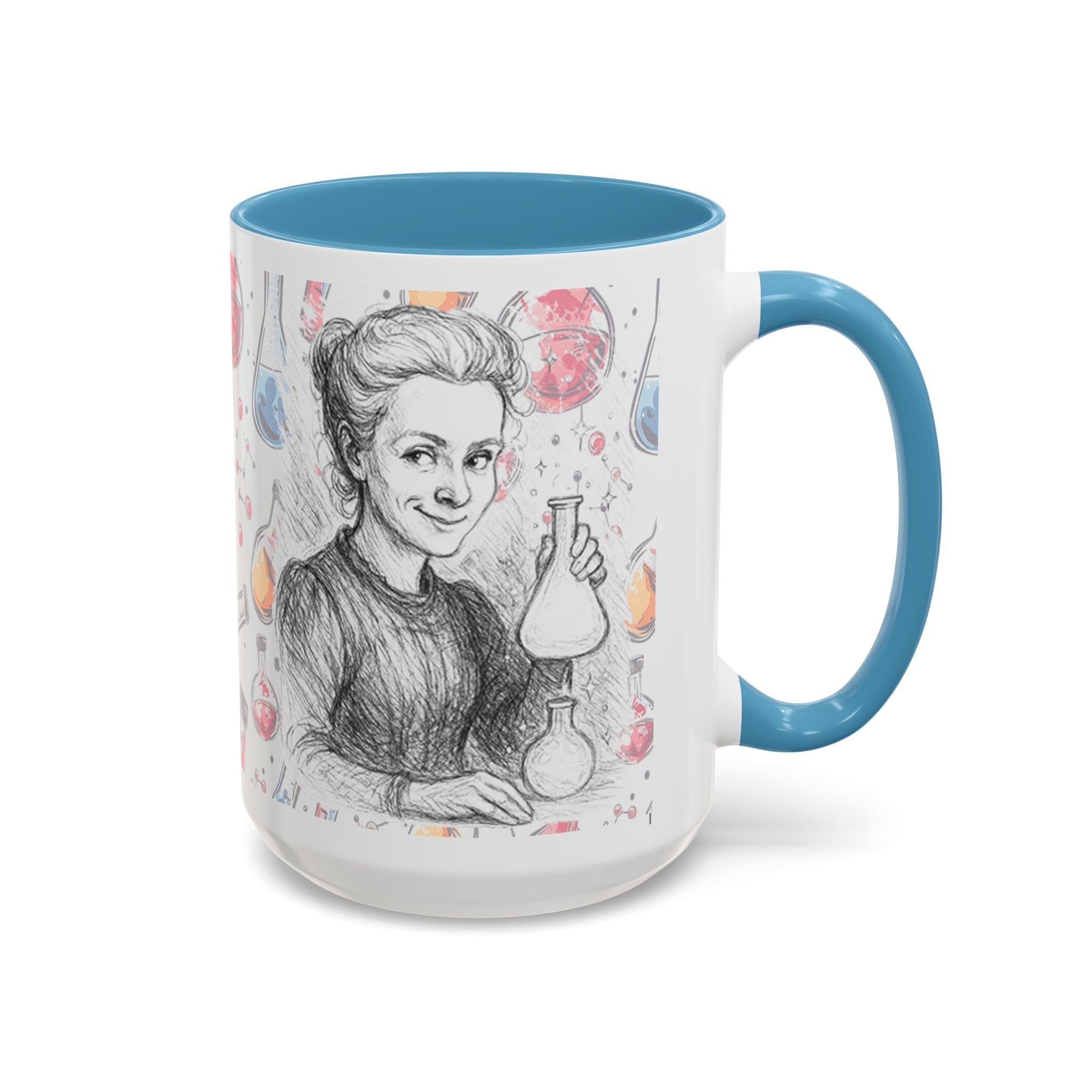 Mug-Women of Light, Marie Curie,My curiosity is my superpower-Sent from U