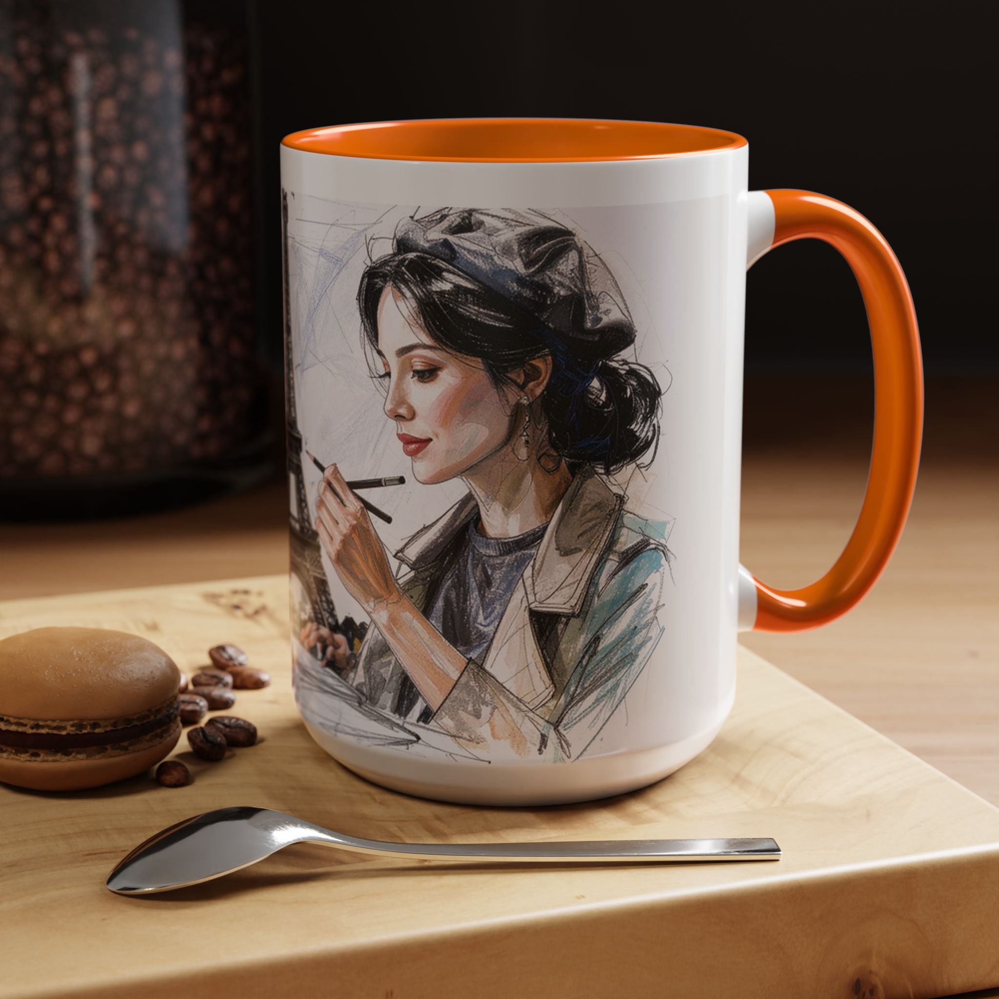 Mug,Parisian Artist Accent