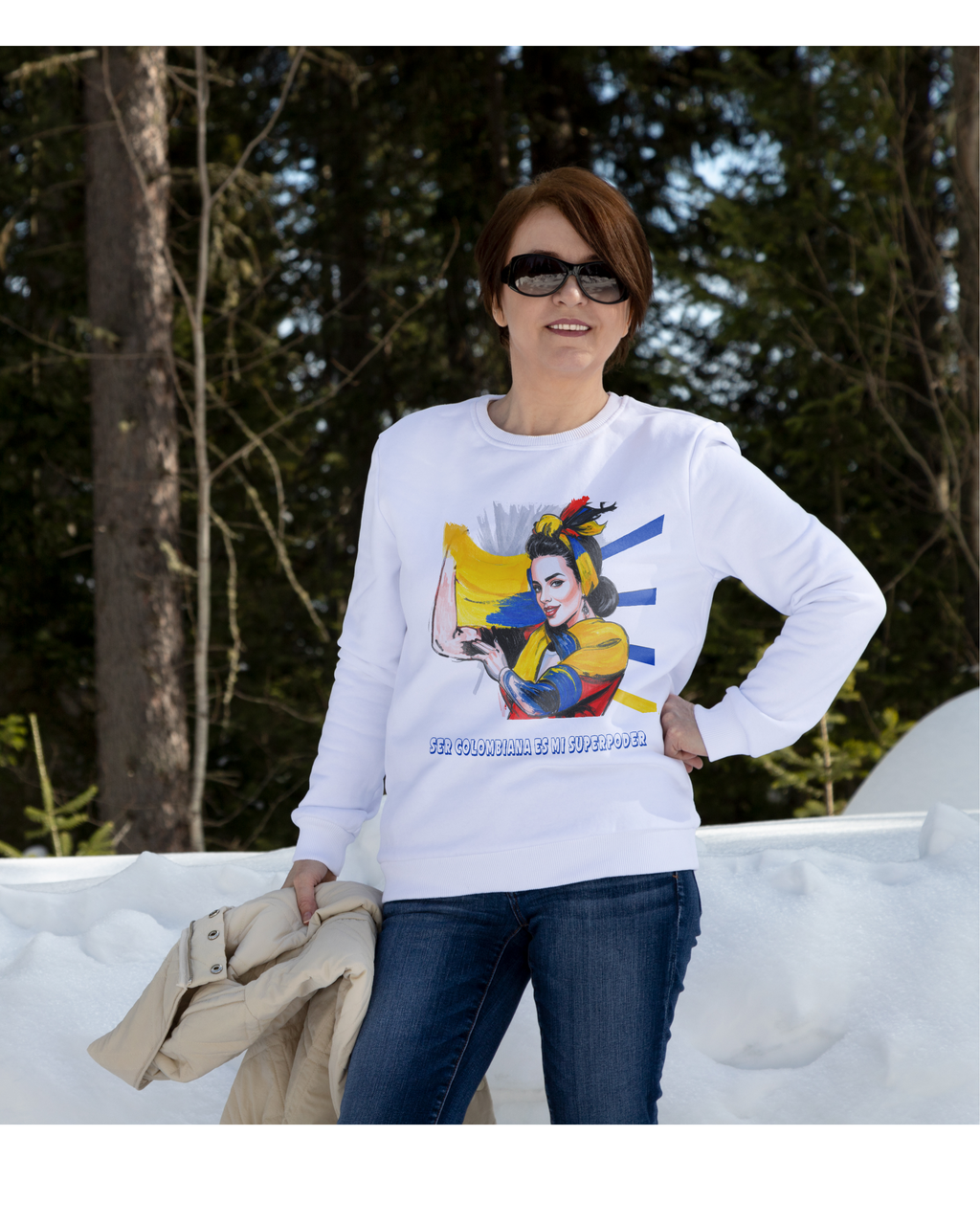 Sweatshirt, Colombiana superpoderosa 2